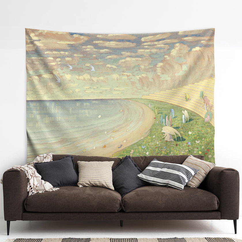 Sienos dekoracija gobelenas M. K. Čiurlionis „Angelai