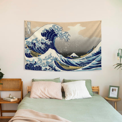 Wall decoration tapestry Hokusai