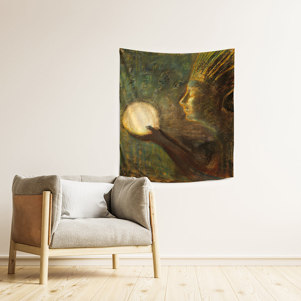 Sienos dekoracija gobelenas M. K. Čiurlionis „Bičiulystė