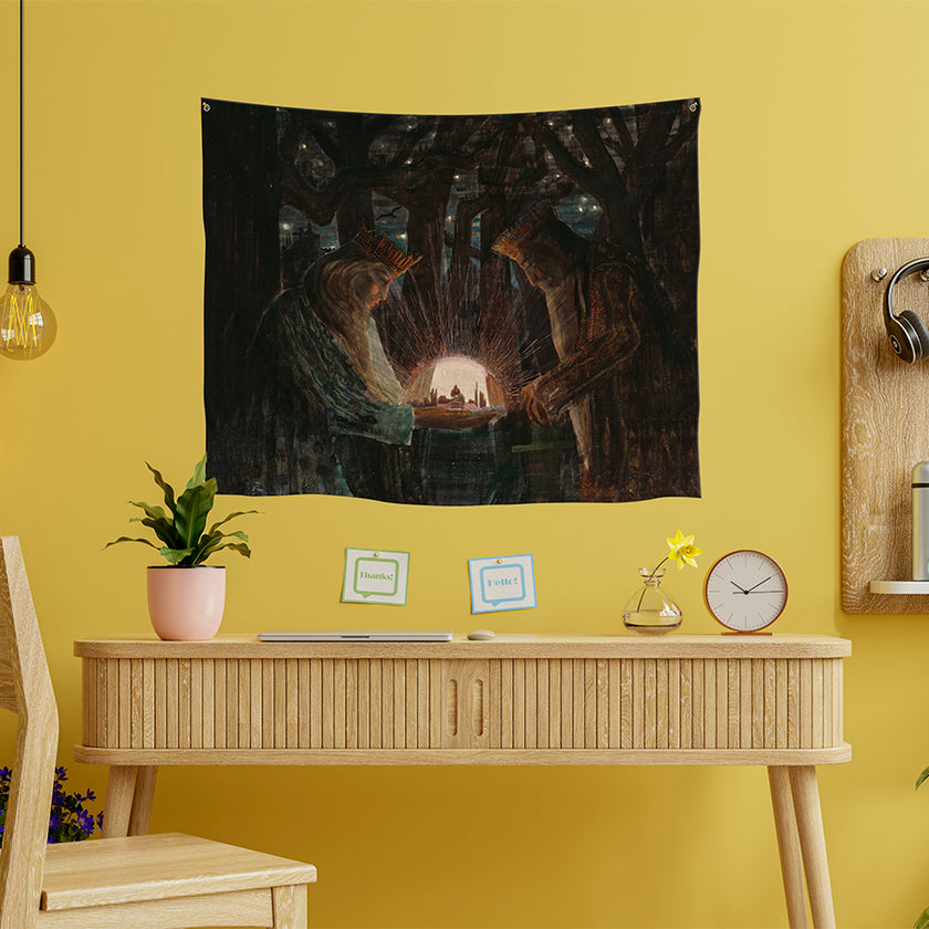 Sienos dekoracija gobelenas M. K. Čiurlionis „Karalių pasaka