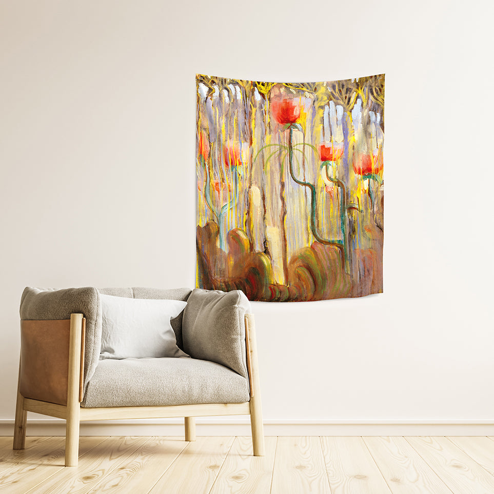 Sienos dekoracija gobelenas M. K. Čiurlionis „Pasaulio sutvėrimas IX