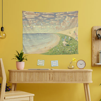 Sienos dekoracija gobelenas M. K. Čiurlionis „Angelai