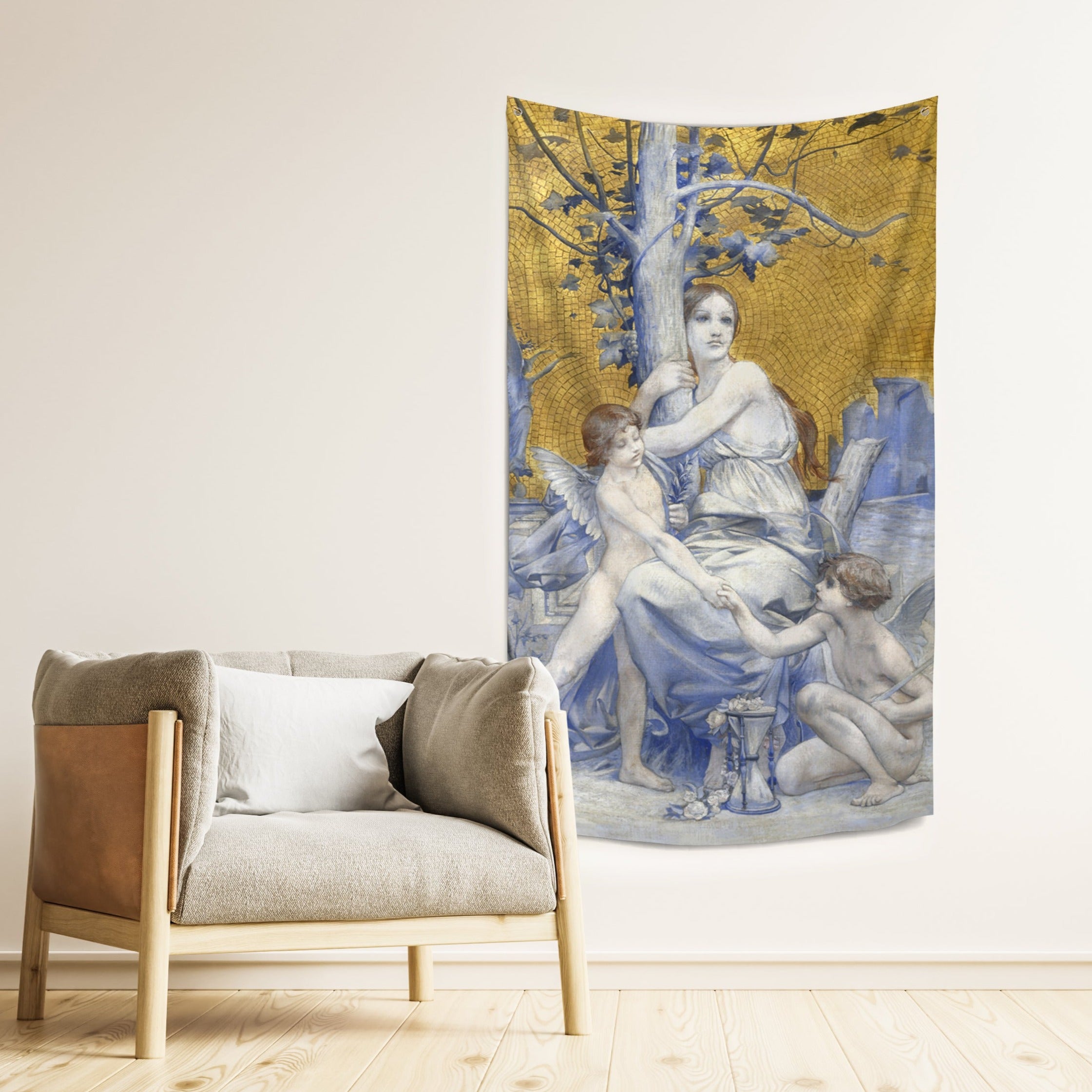 Sienos dekoracija gobelenas Luc-Olivier Merson „Allegory of Time