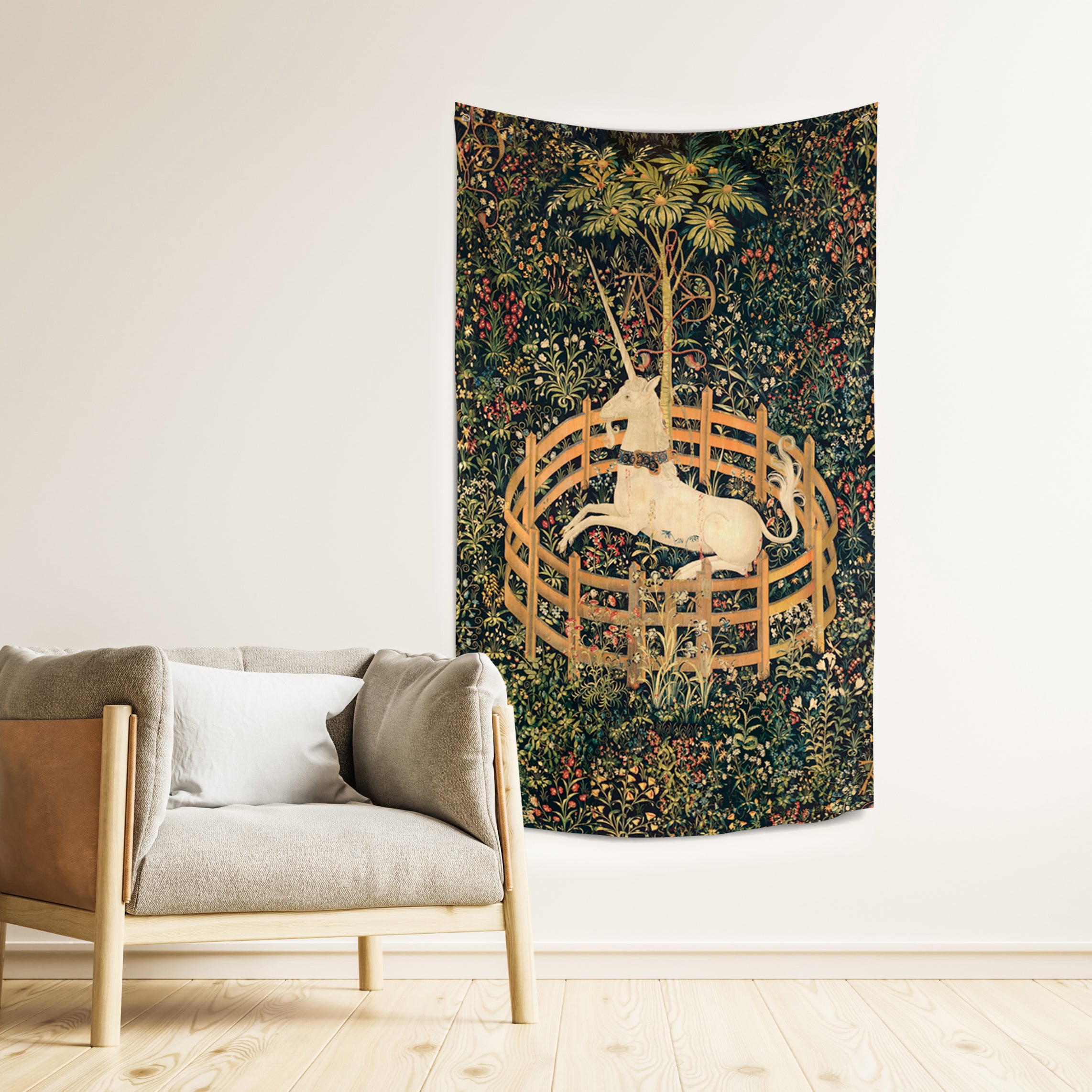 Sienos dekoracija gobelenas „Vienaragis