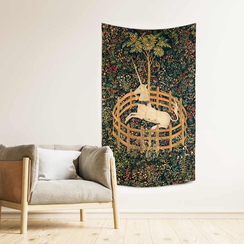 Sienos dekoracija gobelenas „Vienaragis