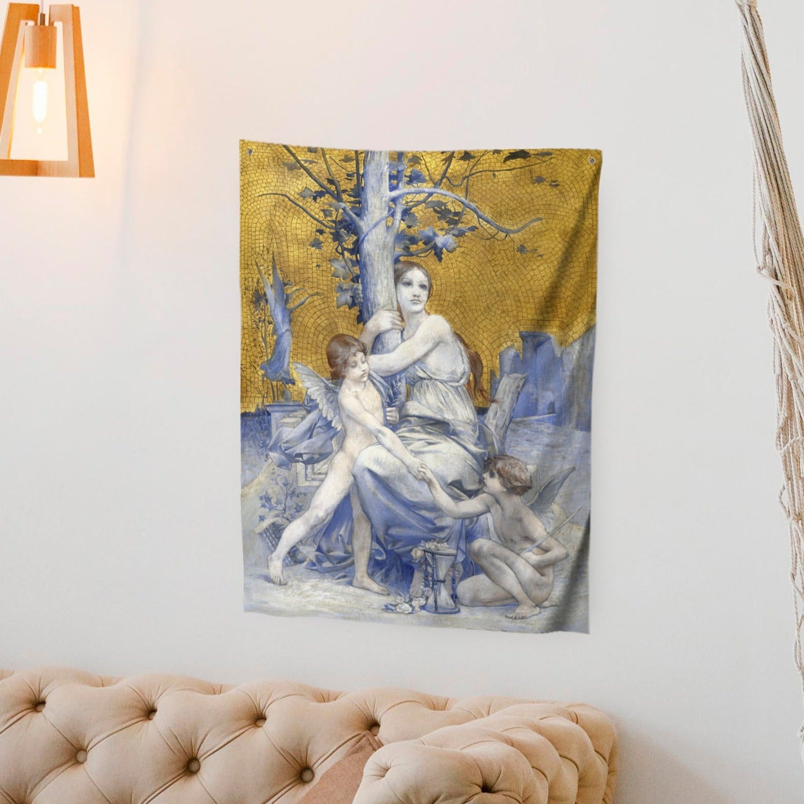Sienos dekoracija gobelenas Luc-Olivier Merson „Allegory of Time