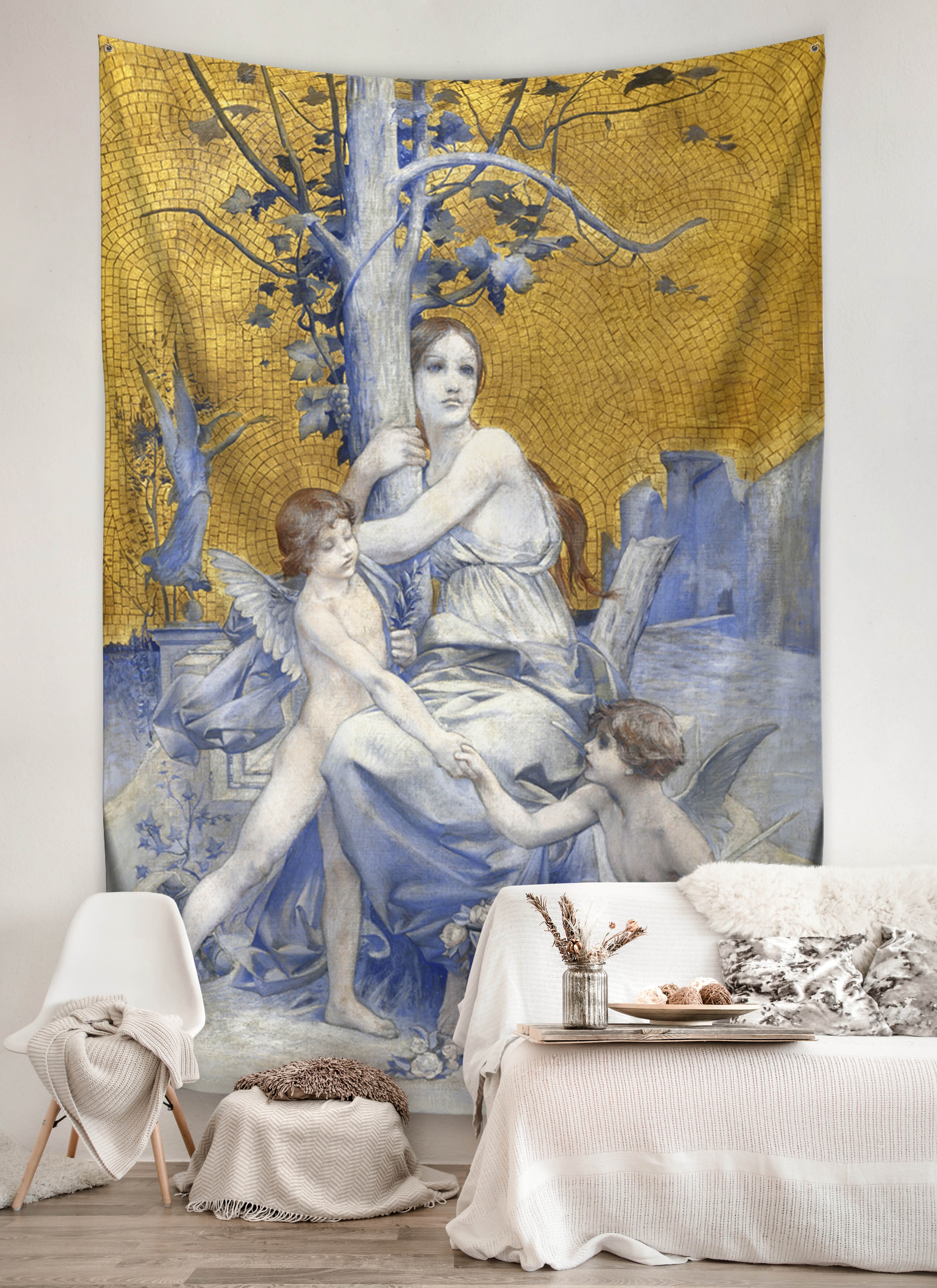 Sienos dekoracija gobelenas Luc-Olivier Merson „Allegory of Time