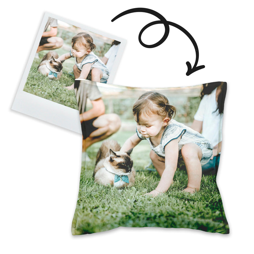 Dekoratyvinė pagalvėlė su jūsų nuotrauka.