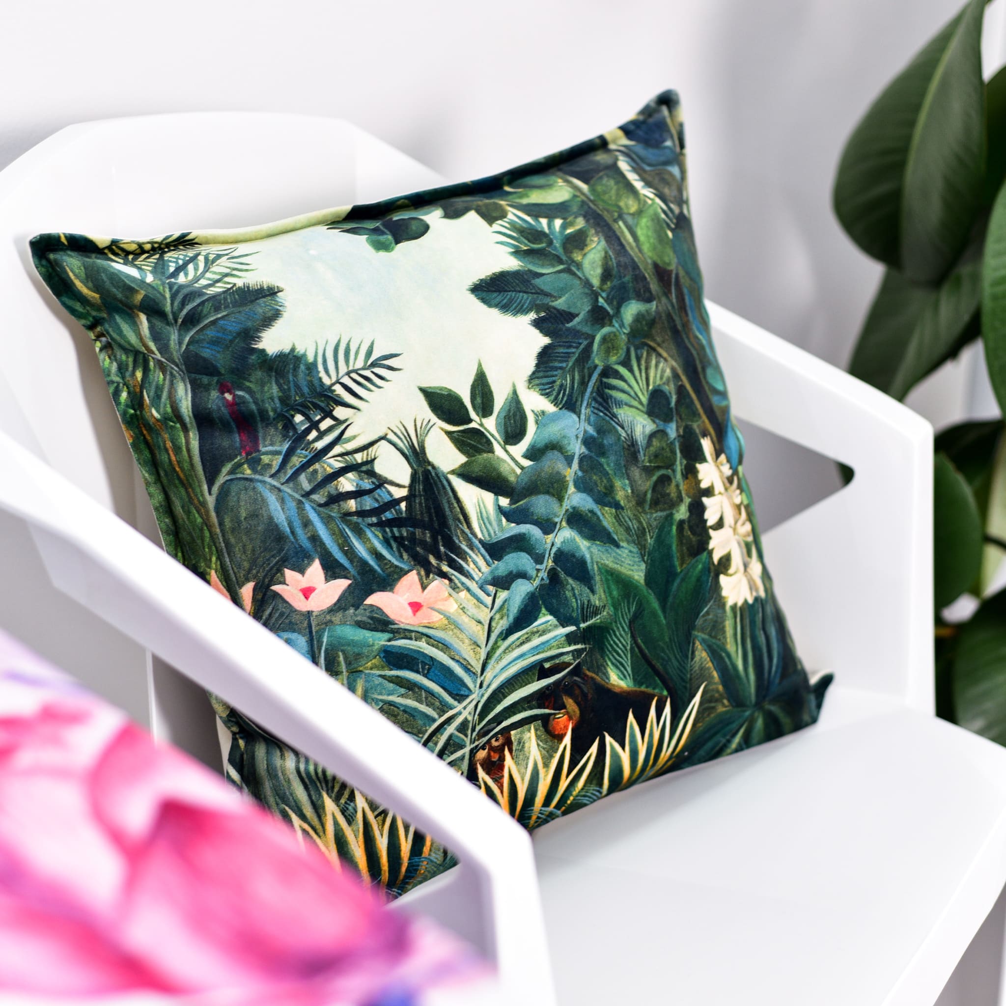Dekoratyvinė pagalvėlė Henri Rousseau „The Equatorial Jungle