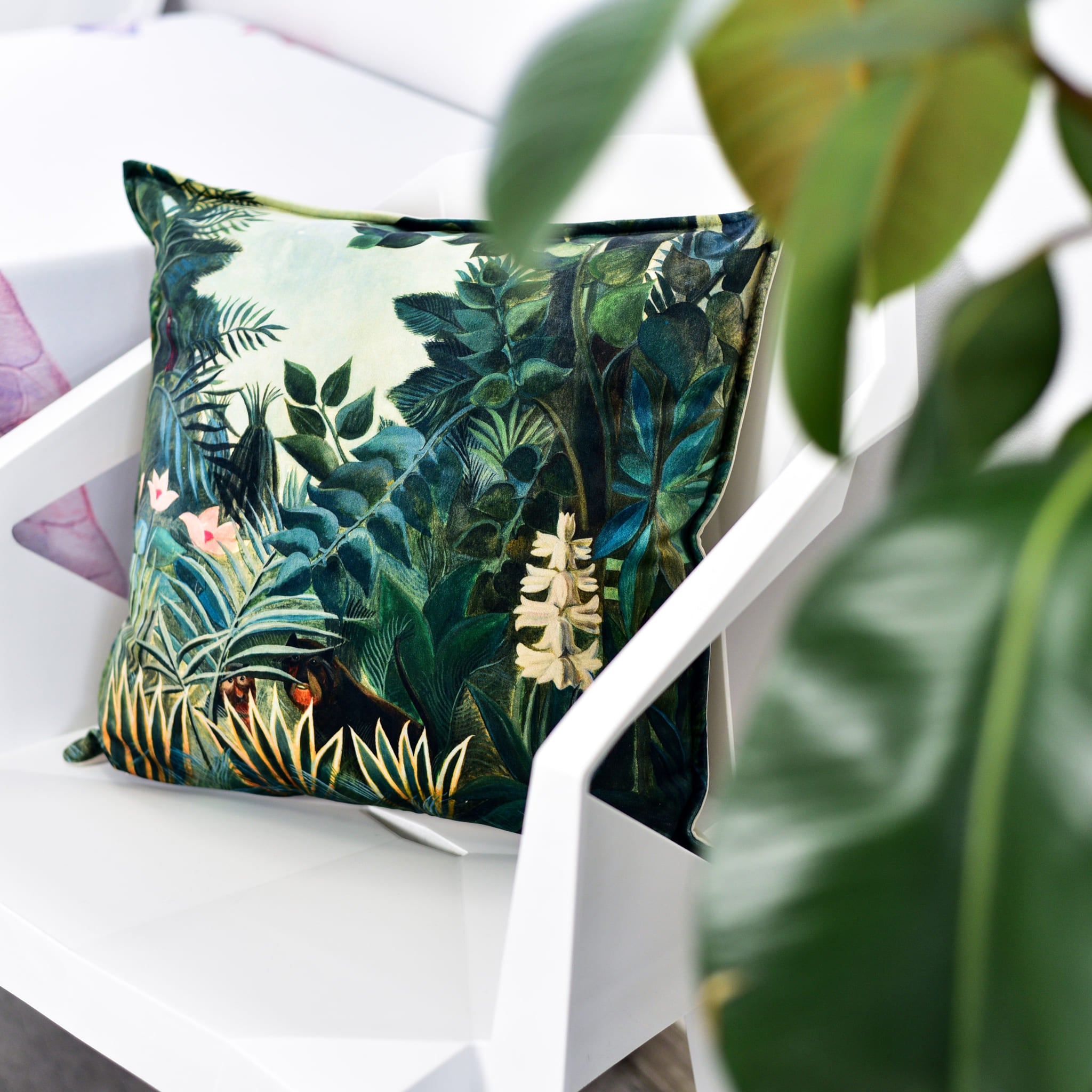 Dekoratyvinė pagalvėlė Henri Rousseau „The Equatorial Jungle