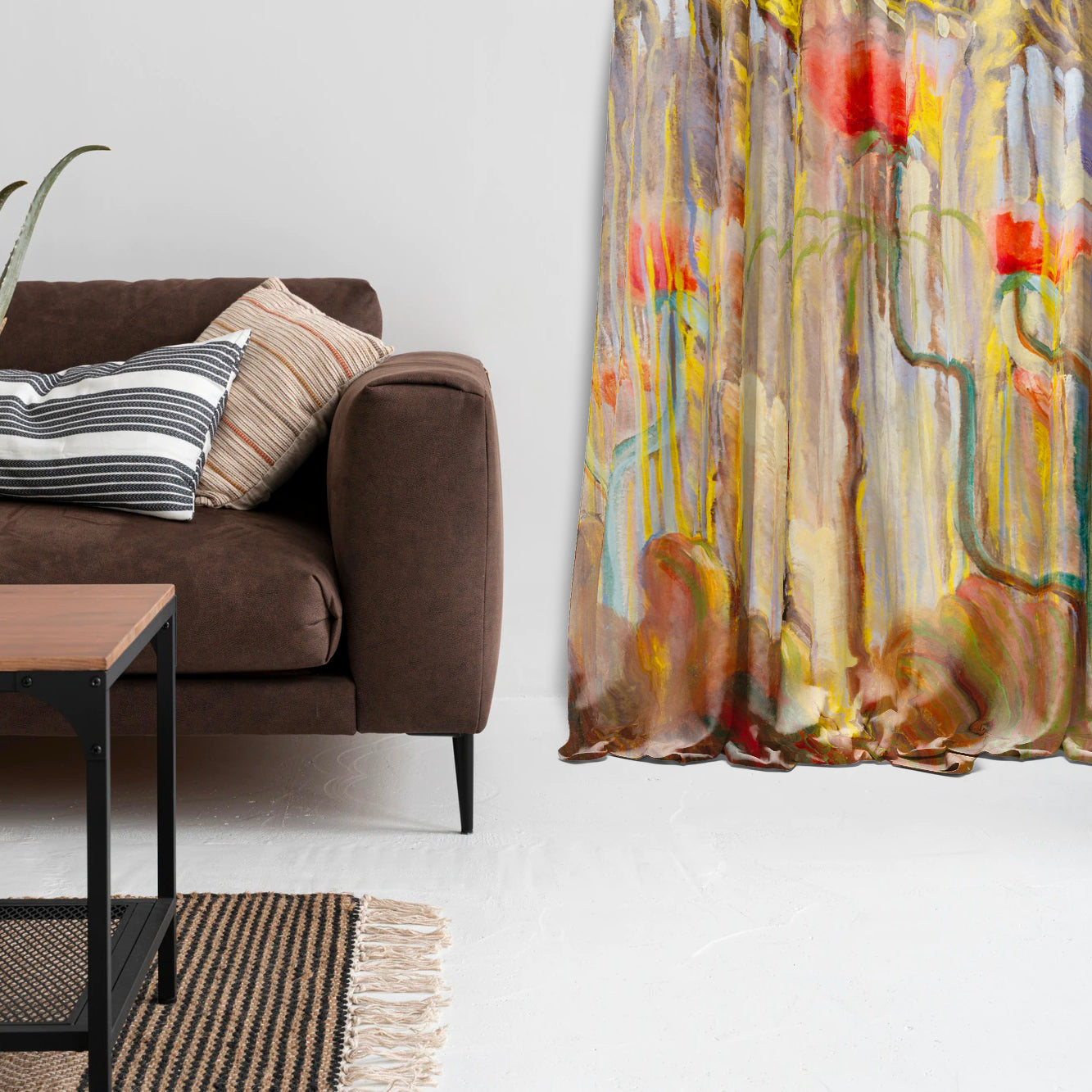 Užuolaidų komplektas M. K. Čiurlionis „Pasaulio sutvėrimas IX