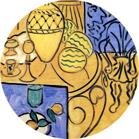 Interior, Yellow & Blue
