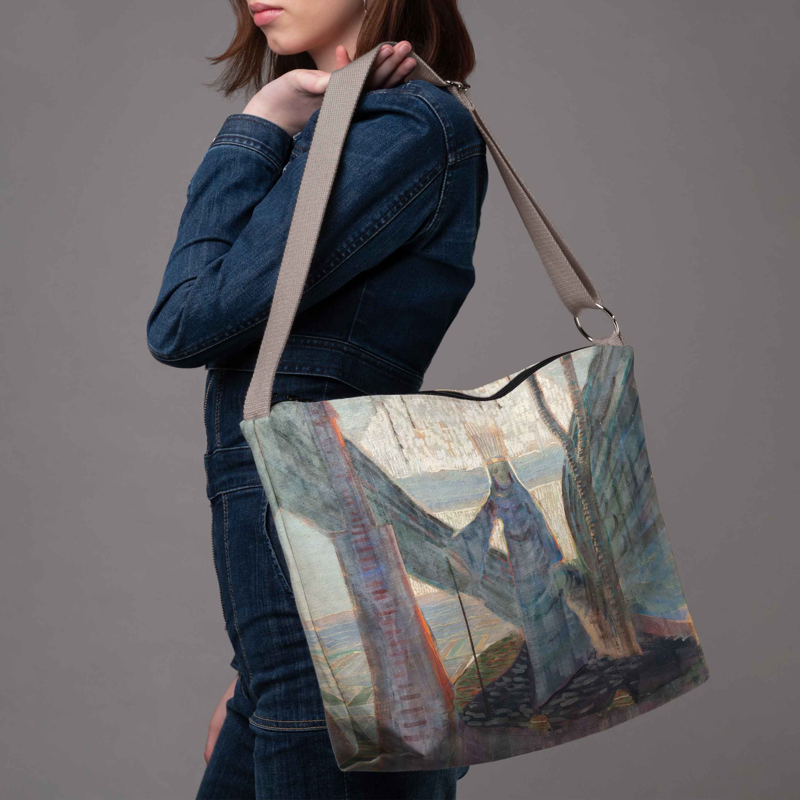 <tc>Bucket bag M. K. Čiurlionis "Fairytale of Kings"</tc>