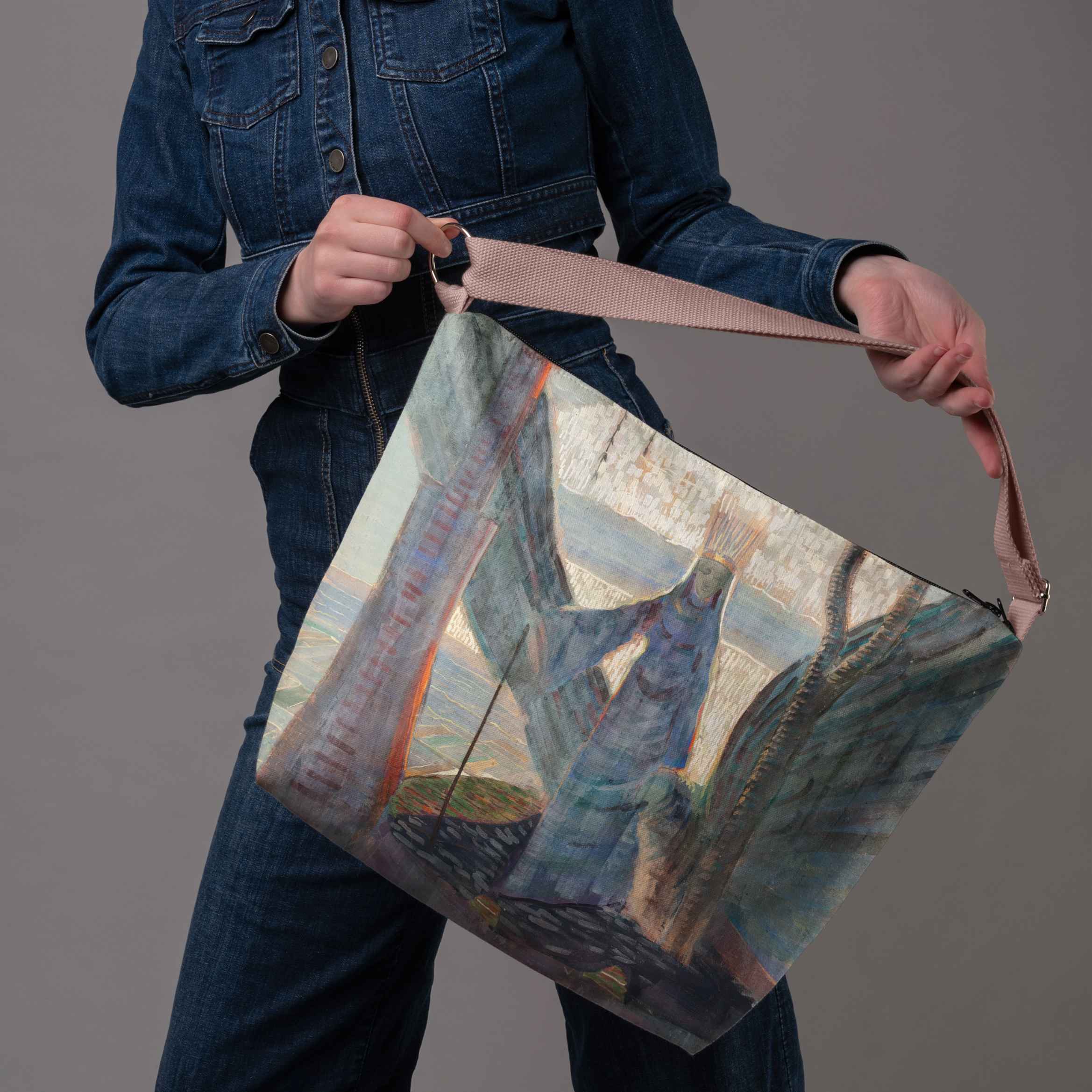 <tc>Bucket bag M. K. Čiurlionis "Fairytale of Kings"</tc>