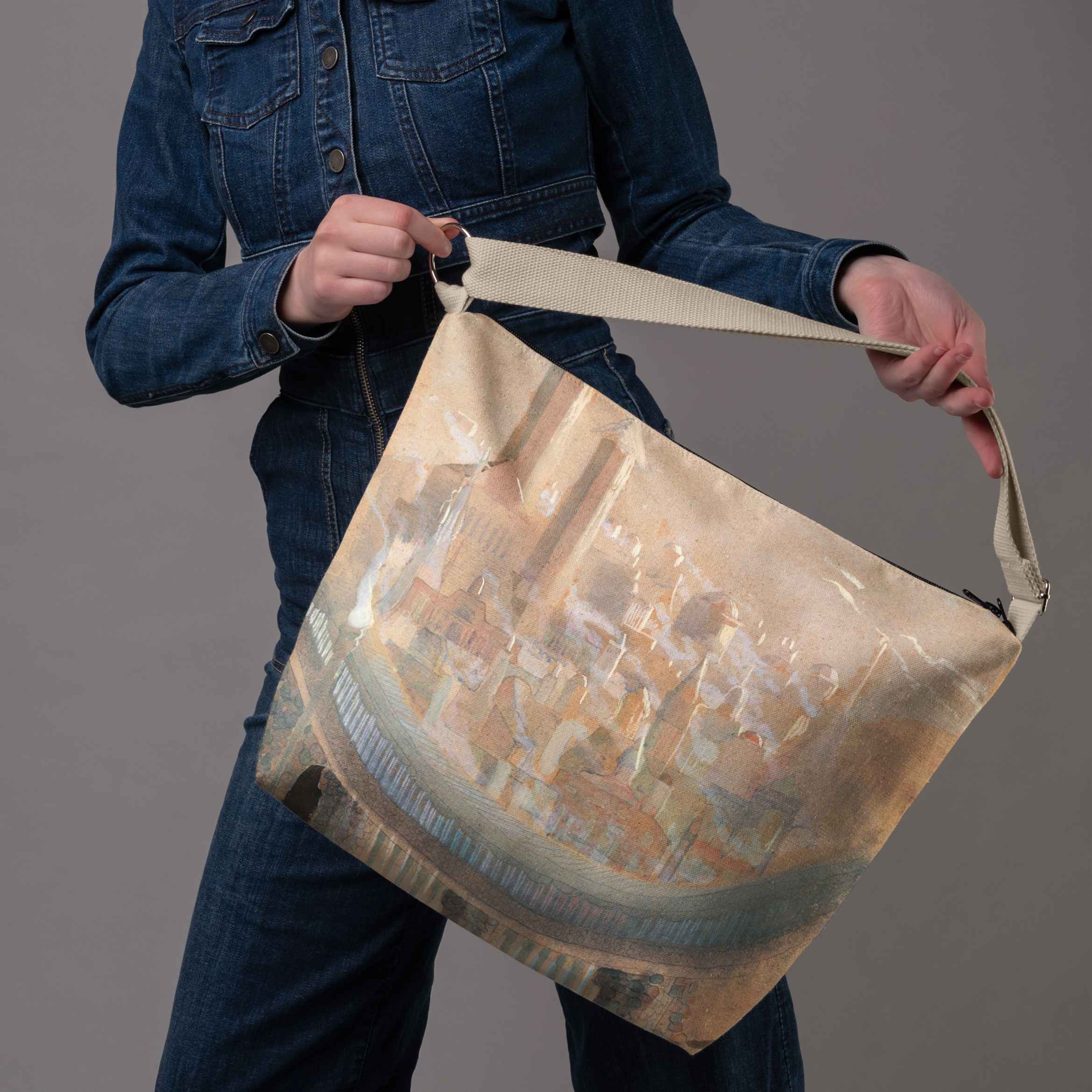 <tc>Bucket bag M. K. Čiurlionis "Fairytale of Kings"</tc>