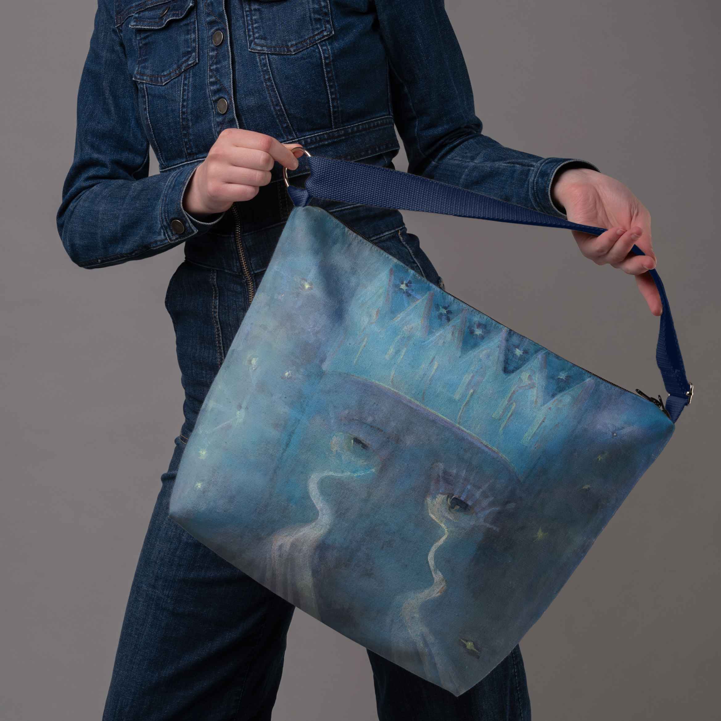 <tc>Bucket bag M. K. Čiurlionis "Fairytale of Kings"</tc>