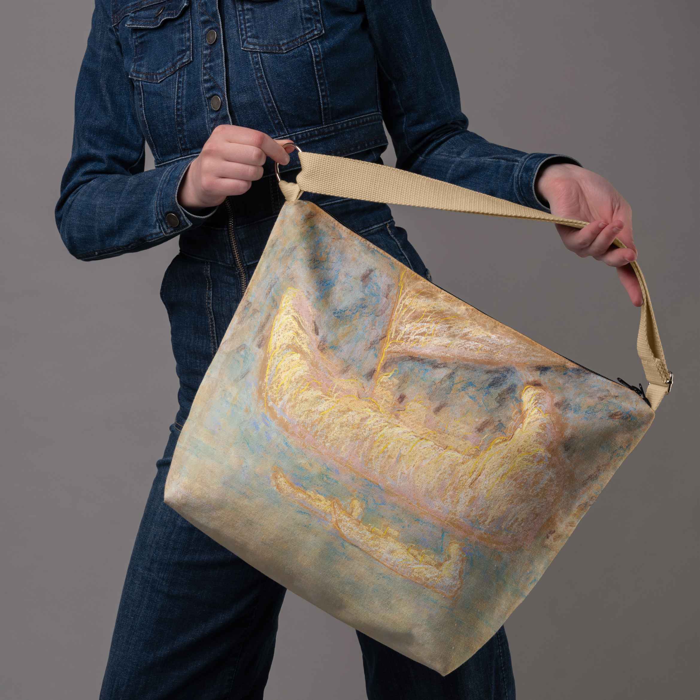 <tc>Bucket bag M. K. Čiurlionis "Fairytale of Kings"</tc>