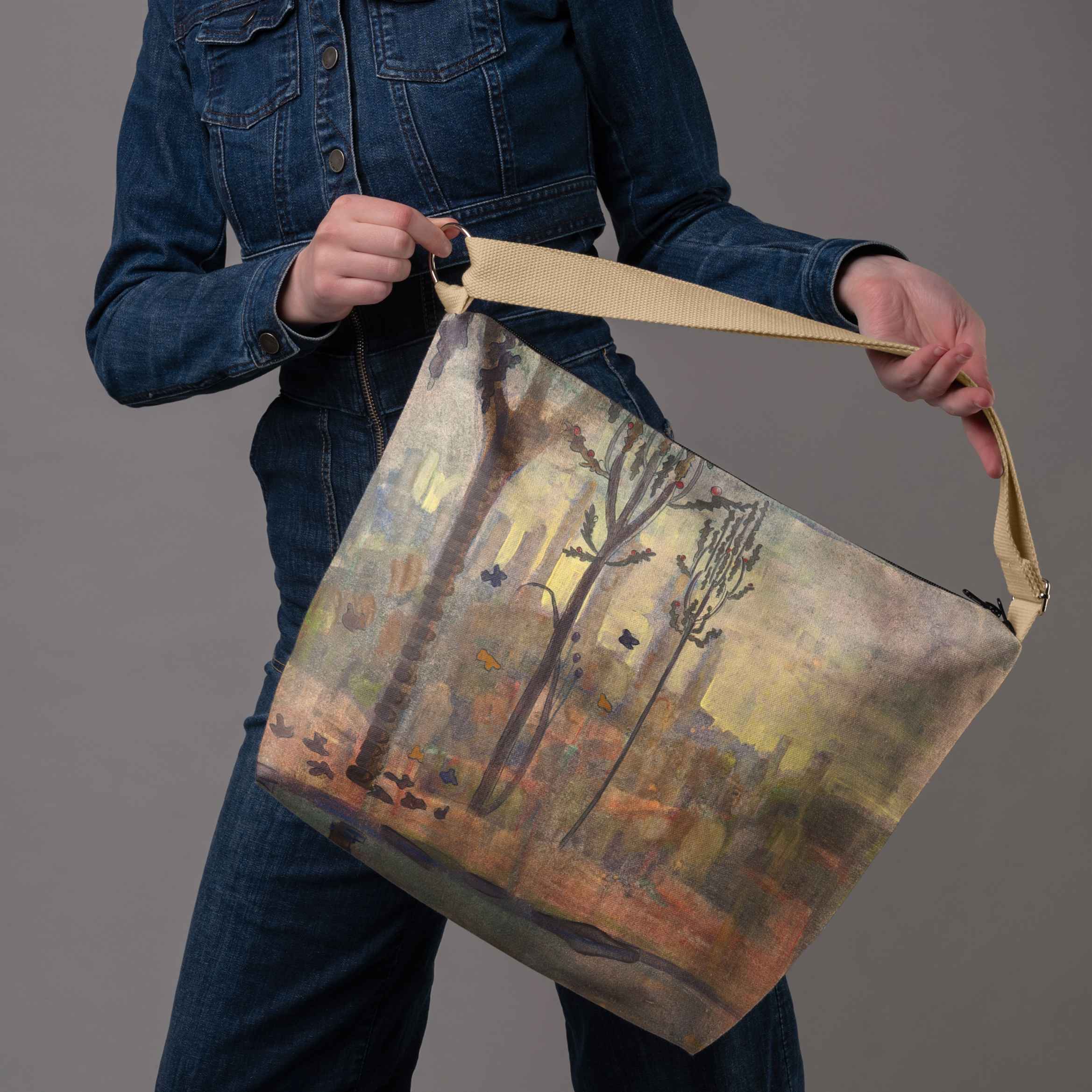 <tc>Bucket bag M. K. Čiurlionis "Fairytale of Kings"</tc>