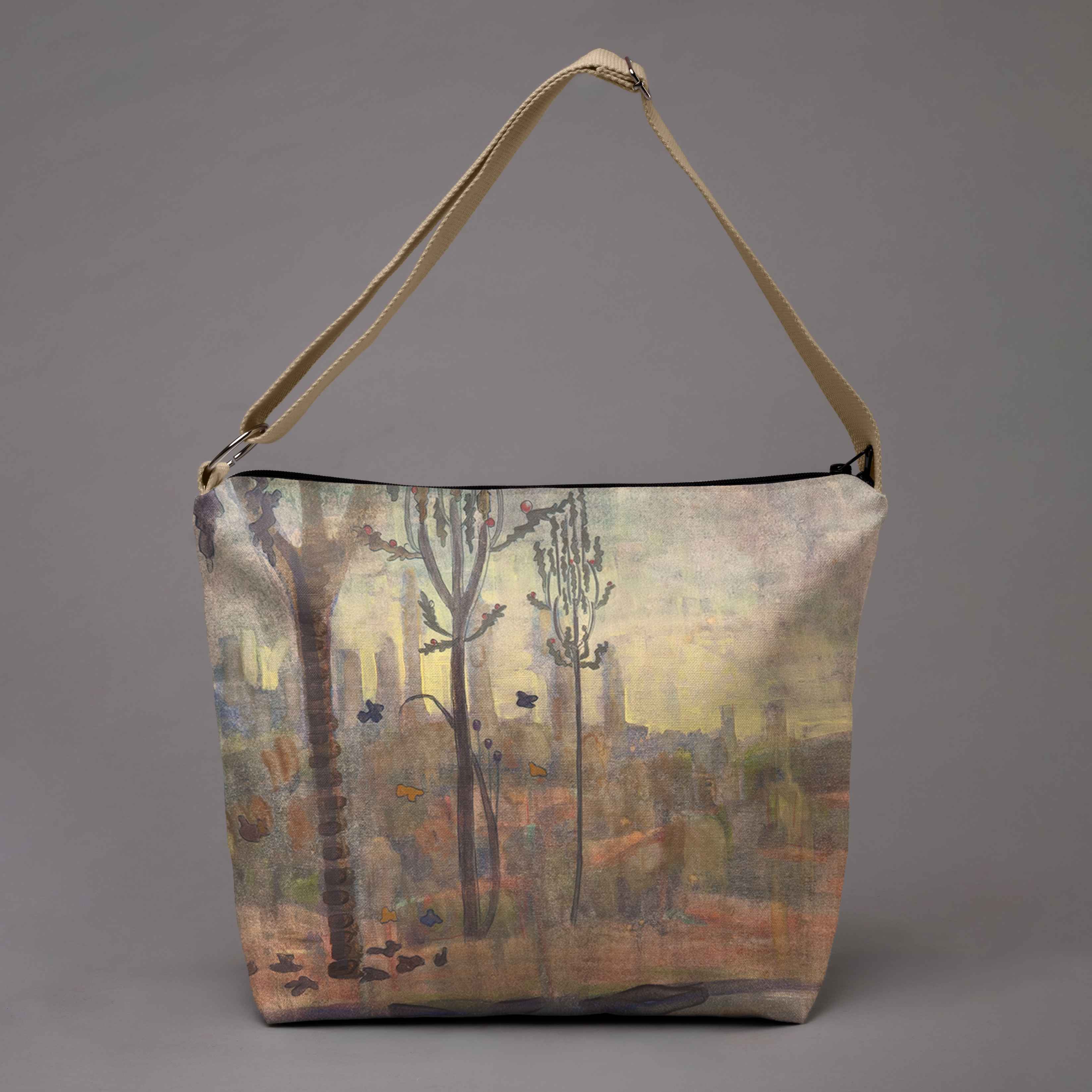 <tc>Bucket bag M. K. Čiurlionis "Fairytale of Kings"</tc>