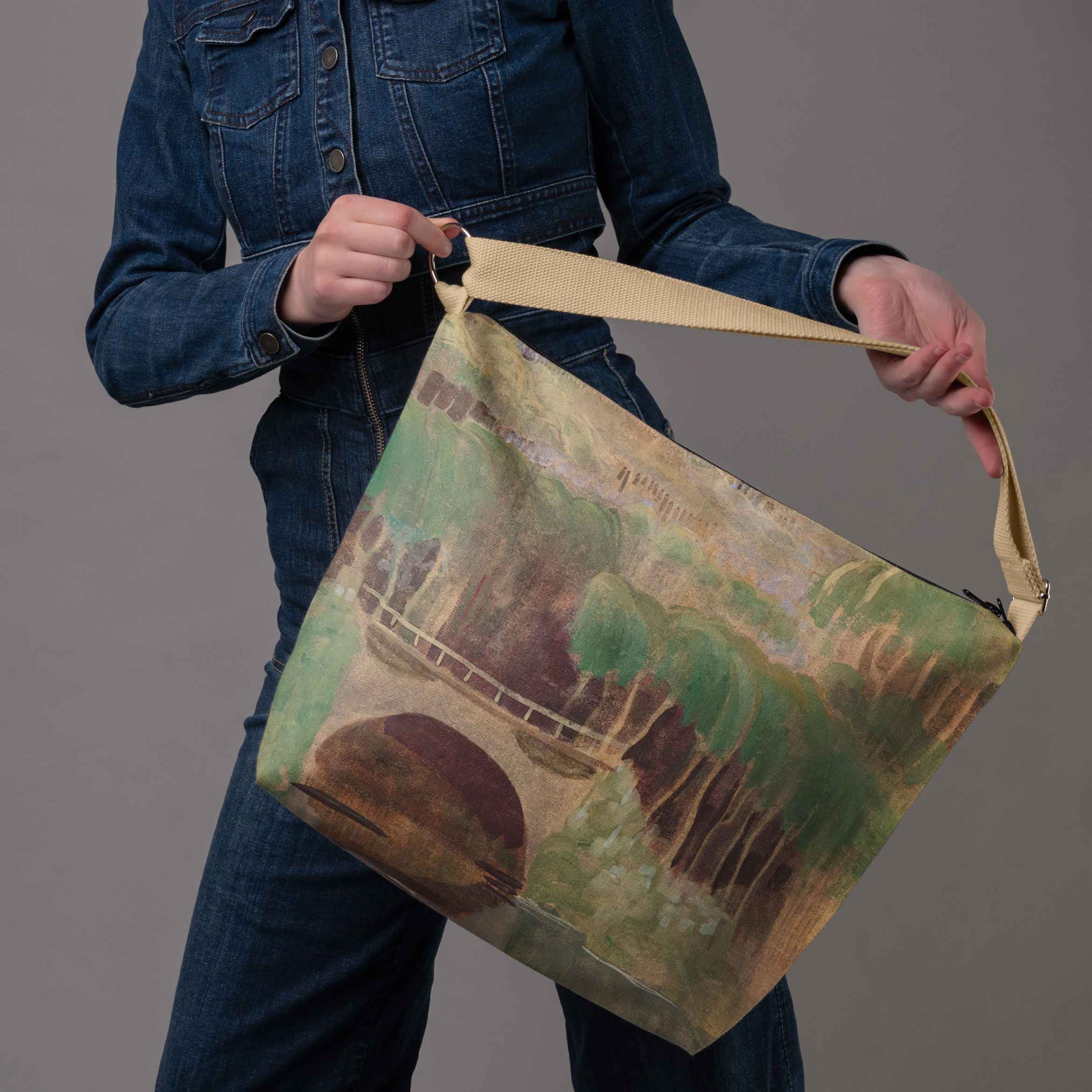 <tc>Bucket bag M. K. Čiurlionis "Fairytale of Kings"</tc>