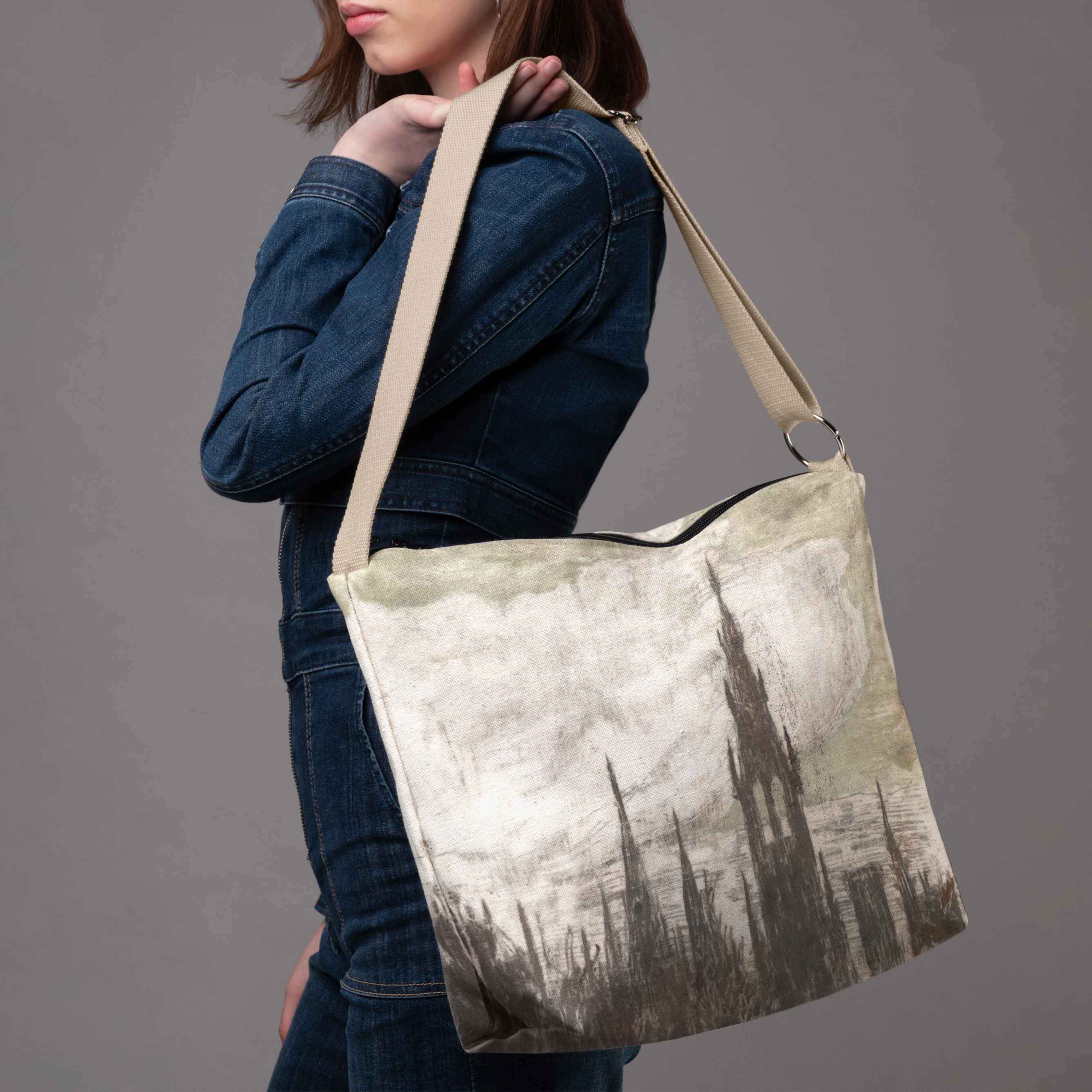 <tc>Bucket bag M. K. Čiurlionis "Fairytale of Kings"</tc>