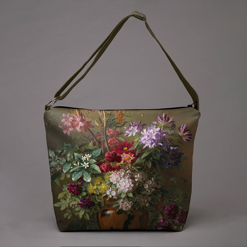 <tc>Bucket bag Gregorius van Os „Still Life With Flowers In A Greek Vase"</tc>