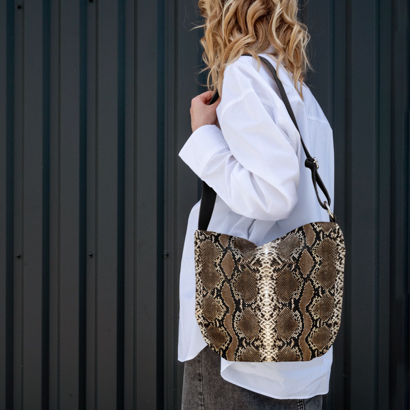 <tc>Bucket bag Classy "Anaconda"</tc>