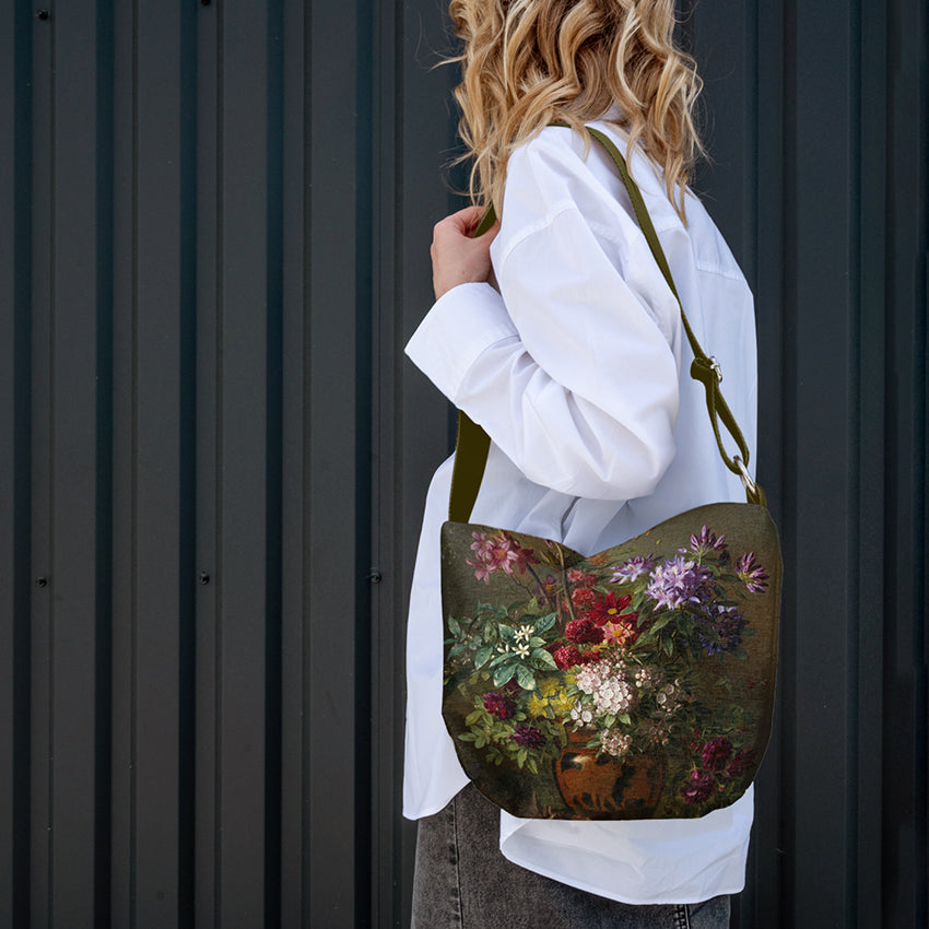 <tc>Bucket bag Gregorius van Os „Still Life With Flowers In A Greek Vase"</tc>