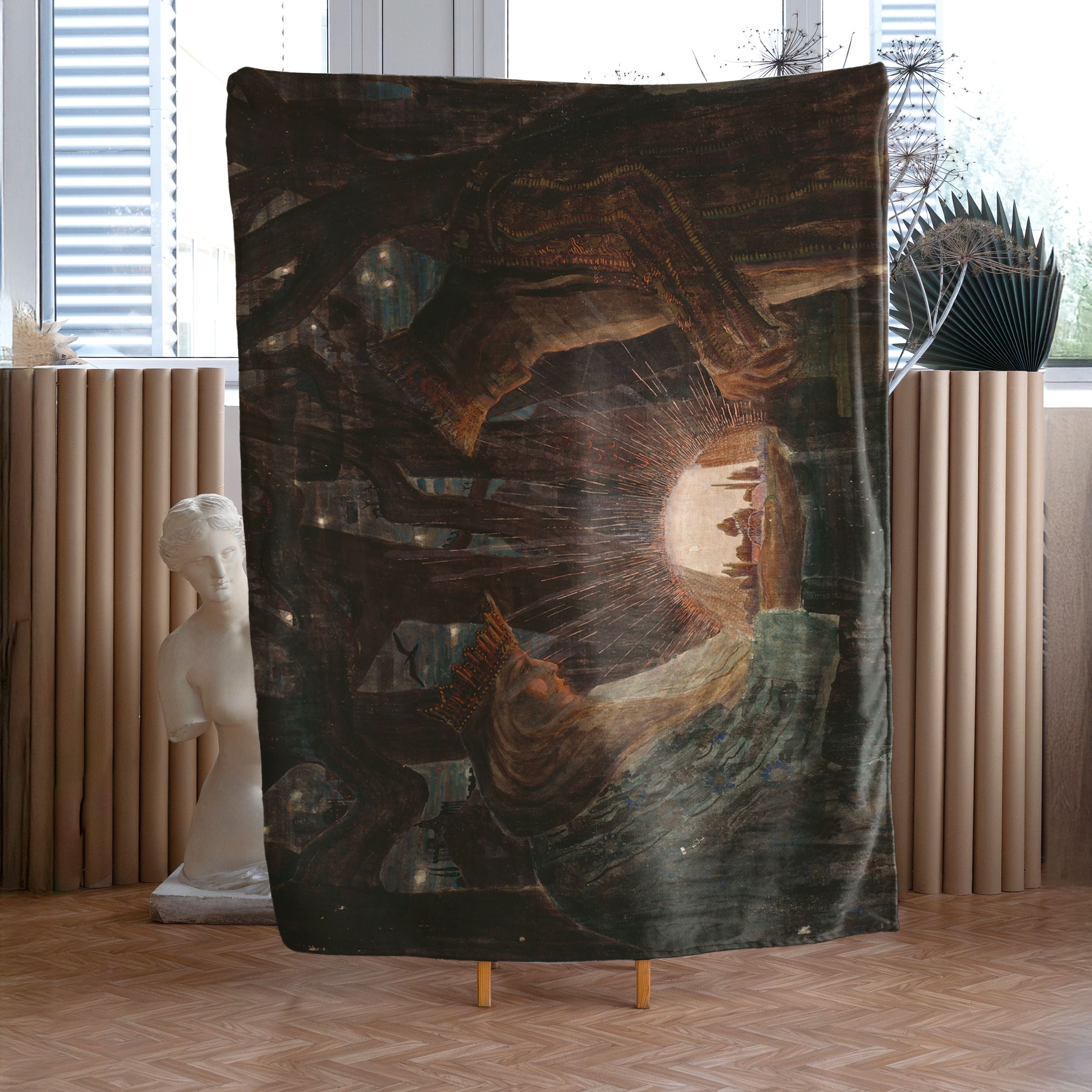 <tc>Blanket M. K. Čiurlionis "Fairytale of Kings"</tc>