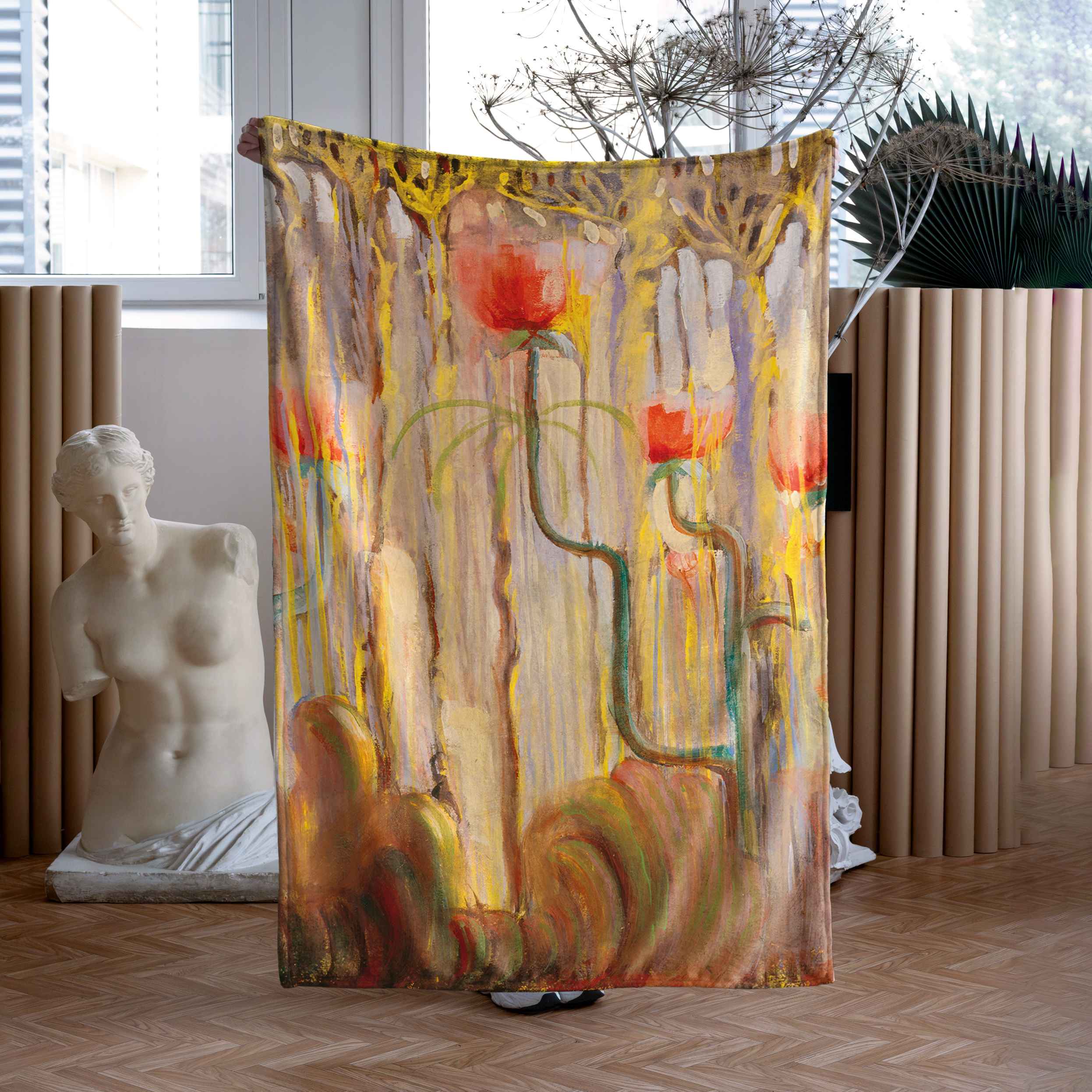 <tc>Blanket M. K. Čiurlionis "Creation of the World"</tc>