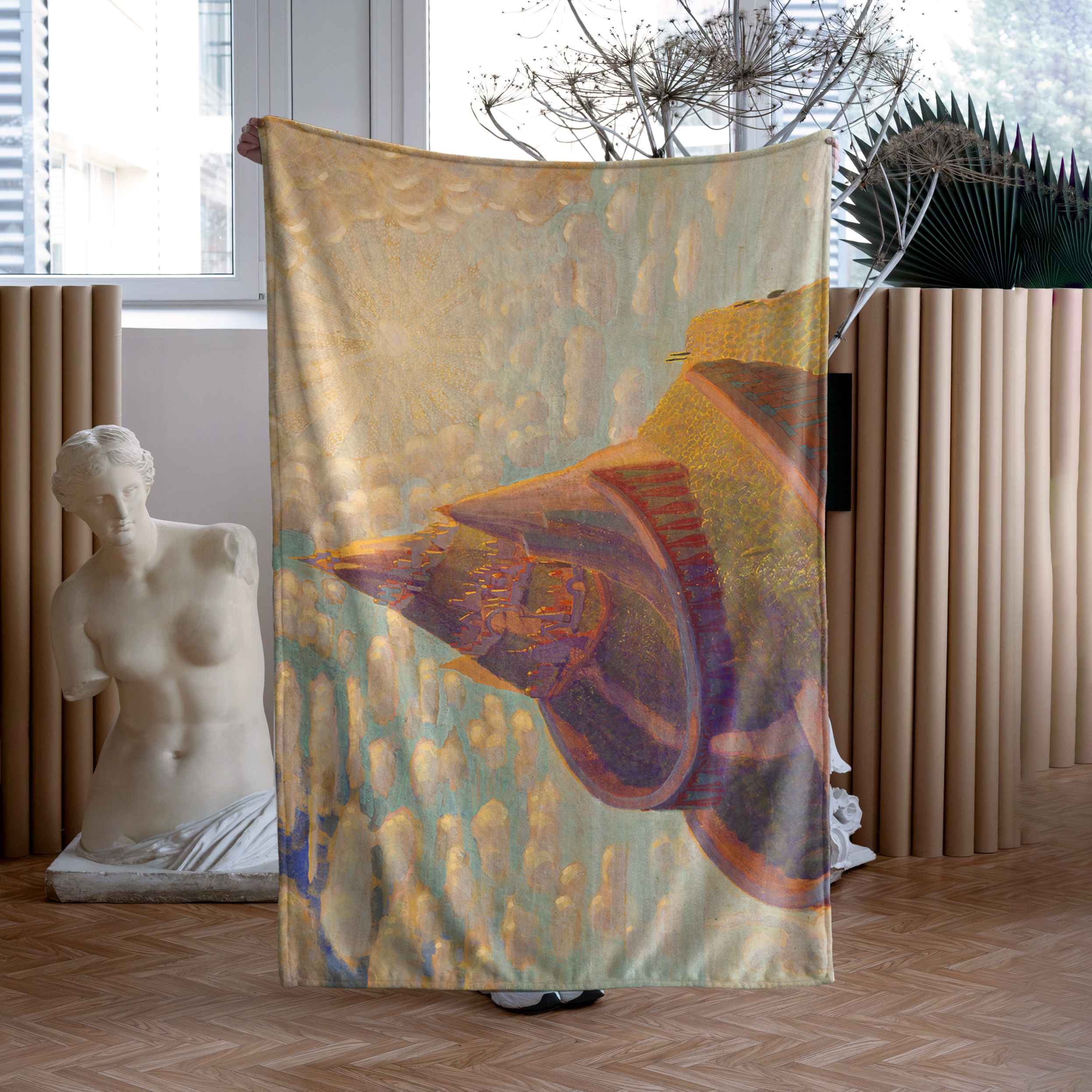 <tc>Blanket M. K. Čiurlionis "Castle fairytale"</tc>