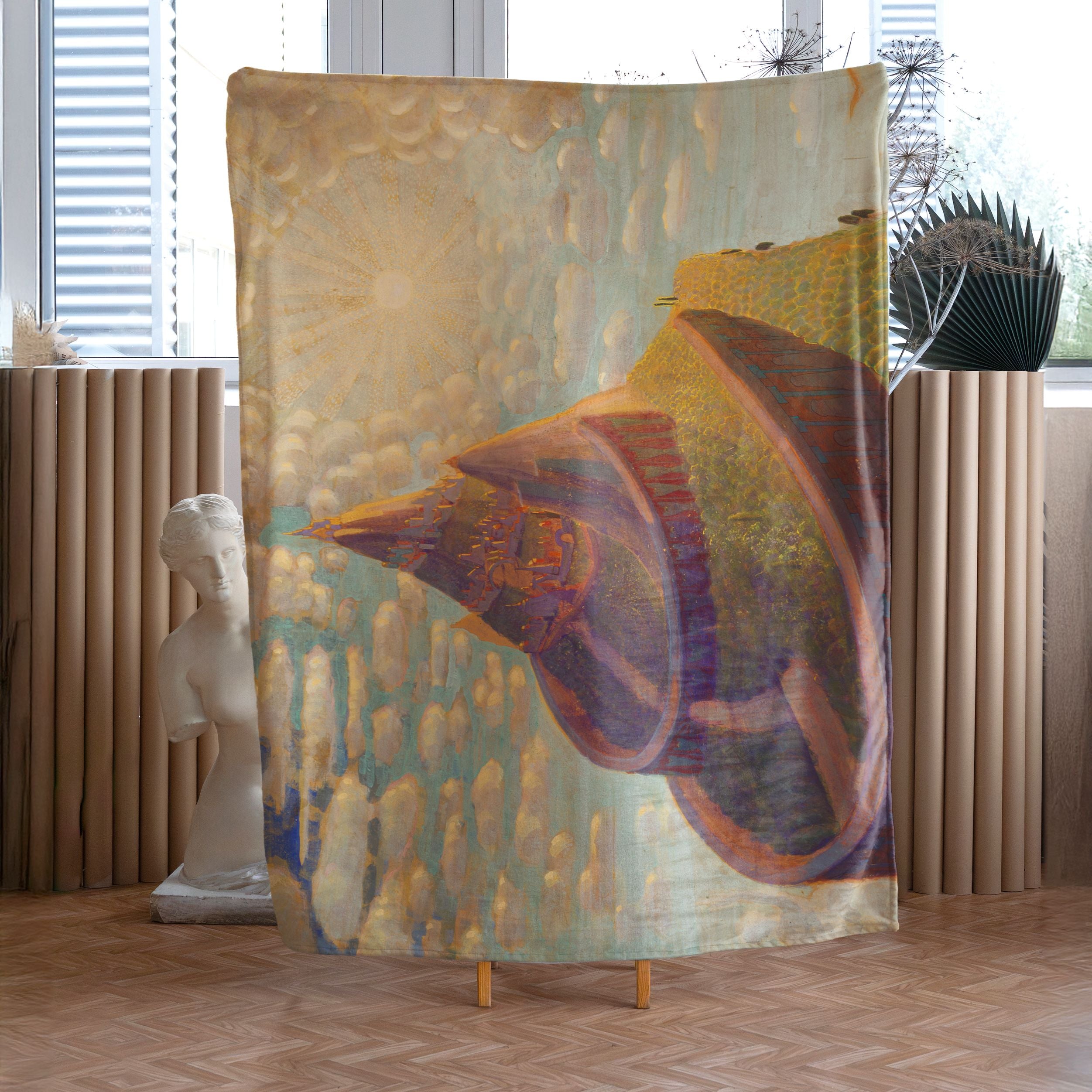 <tc>Blanket M. K. Čiurlionis "Castle fairytale"</tc>