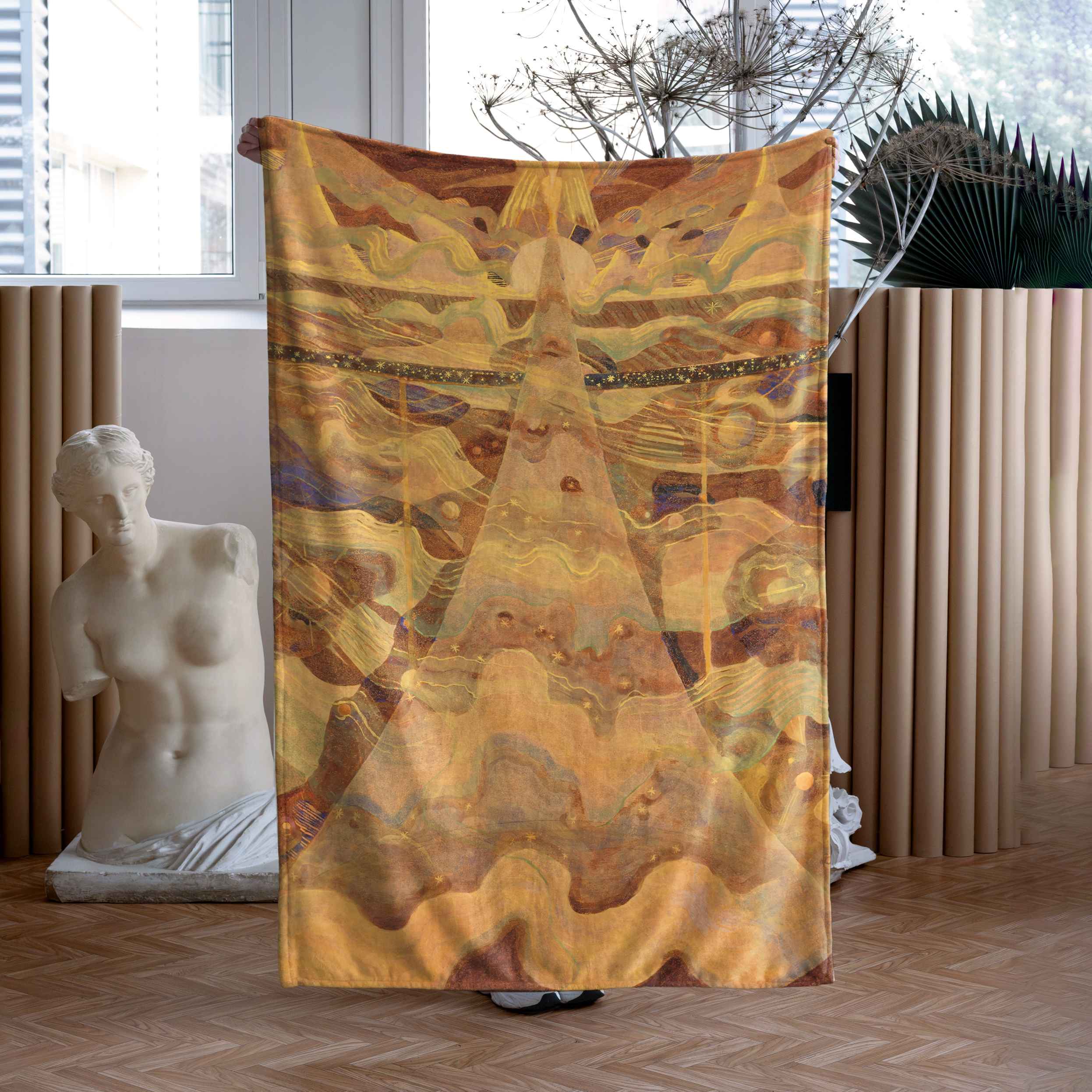 <tc>Blanket M. K. Čiurlionis "Castle fairytale"</tc>