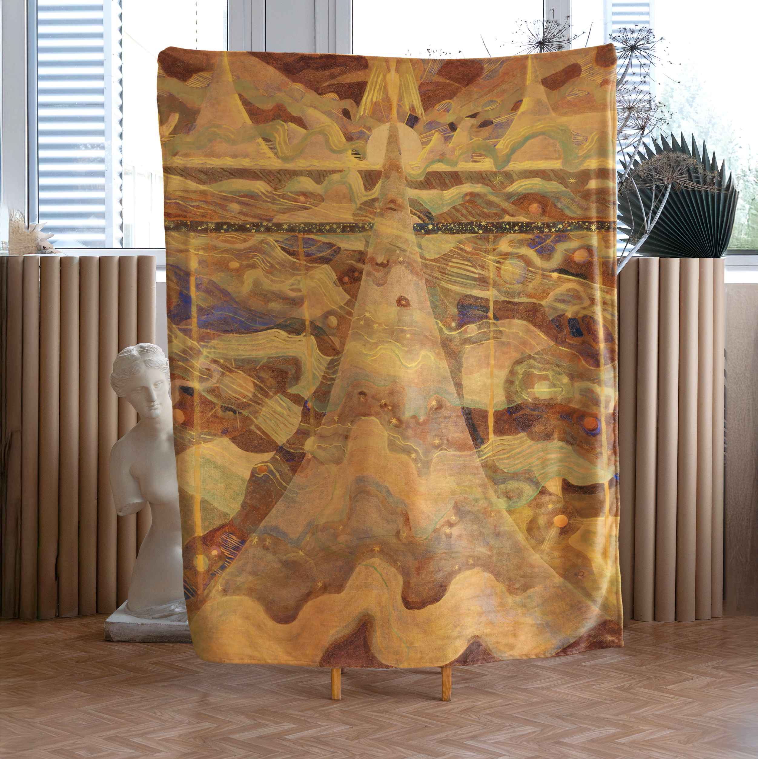 <tc>Blanket M. K. Čiurlionis "Castle fairytale"</tc>