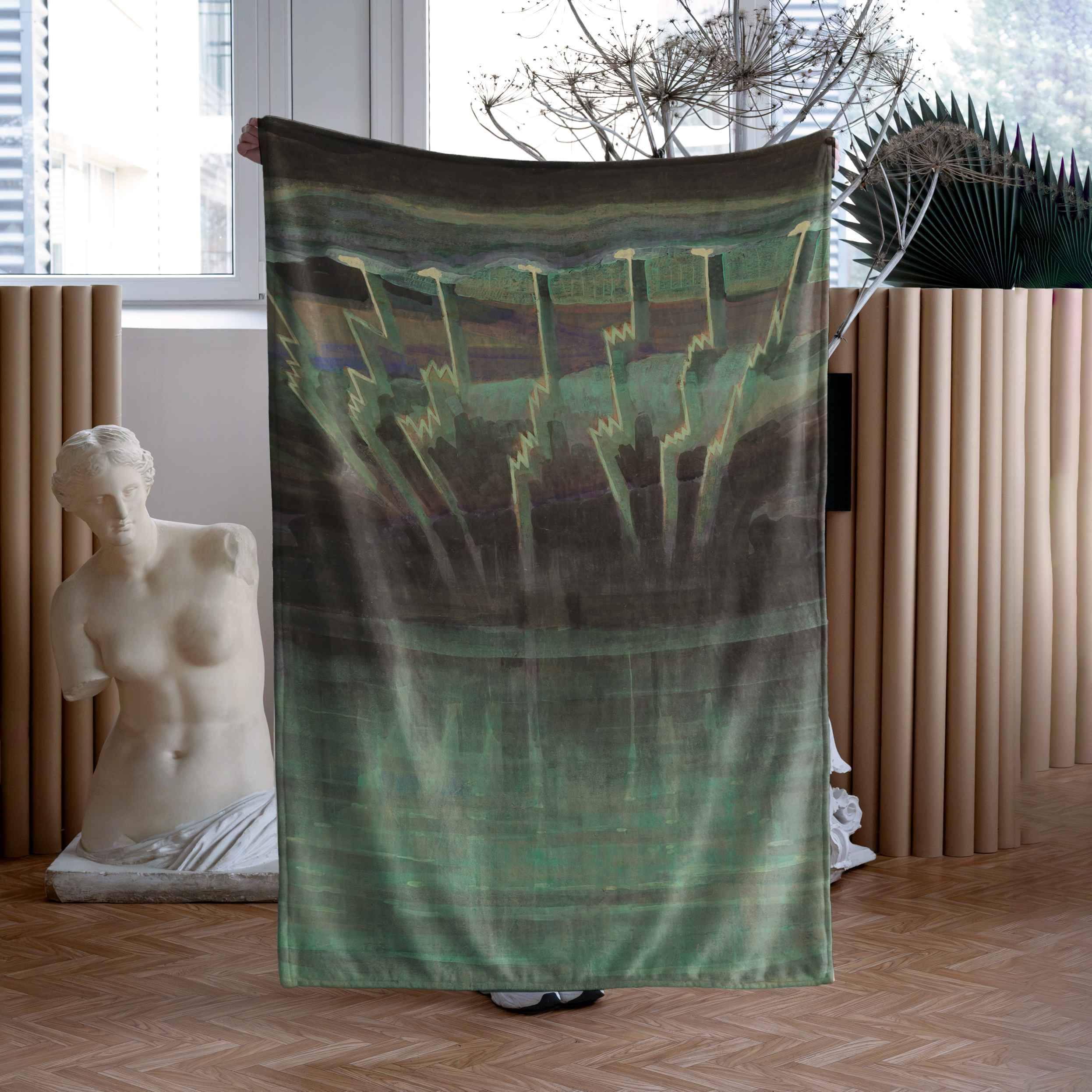 <tc>Blanket M. K. Čiurlionis "Fairytale of Kings"</tc>