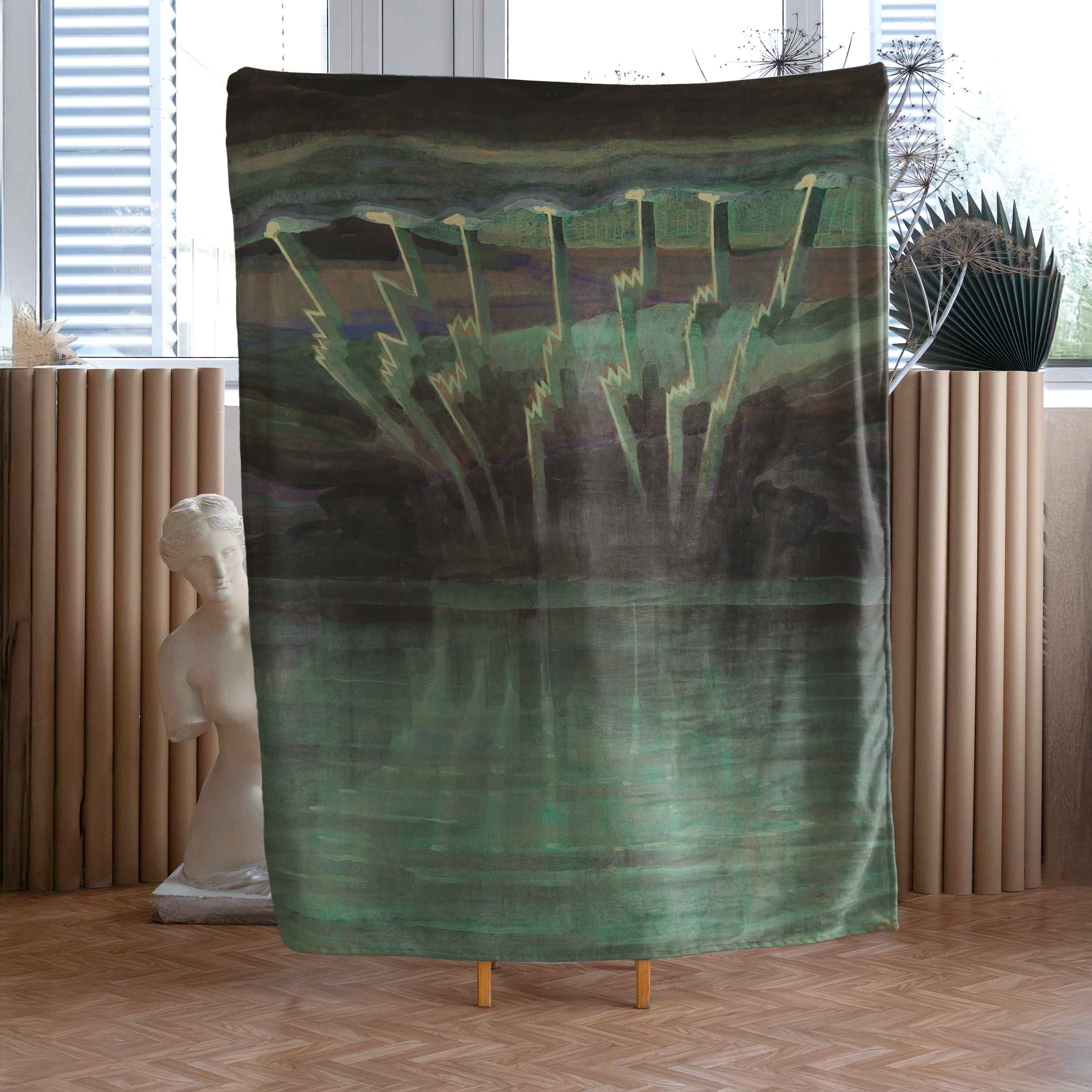 <tc>Blanket M. K. Čiurlionis "Fairytale of Kings"</tc>