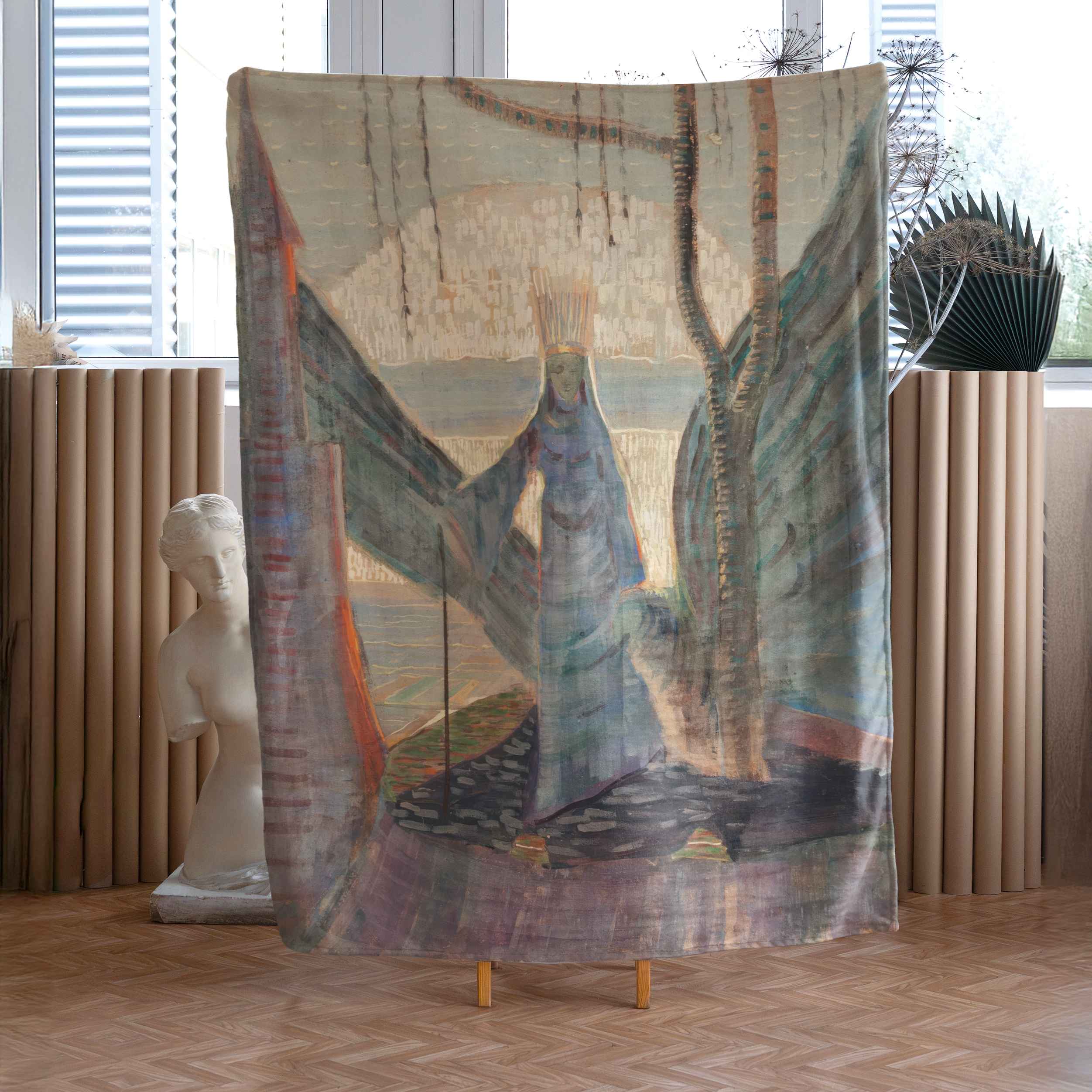 <tc>Blanket M. K. Čiurlionis "Castle fairytale"</tc>