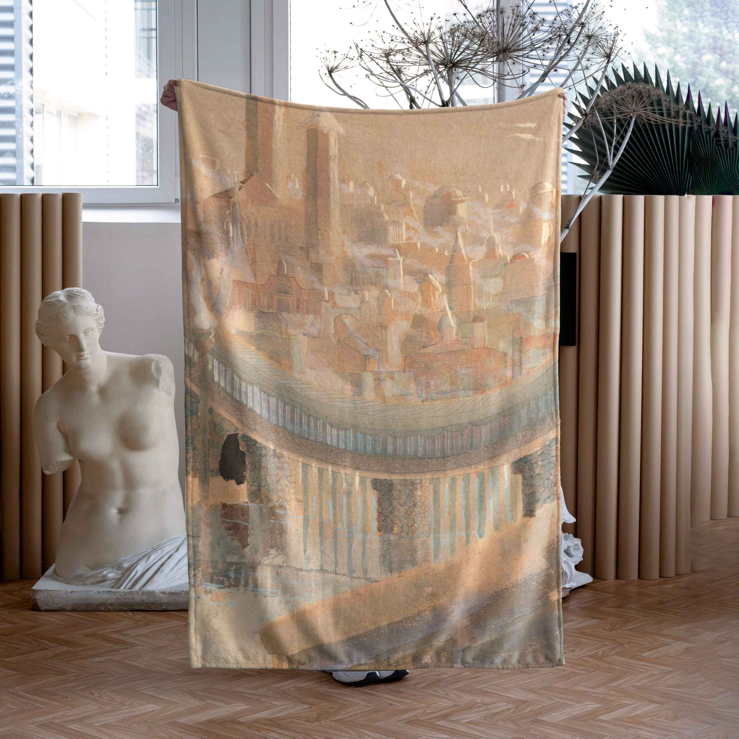 <tc>Blanket M. K. Čiurlionis "Castle fairytale"</tc>