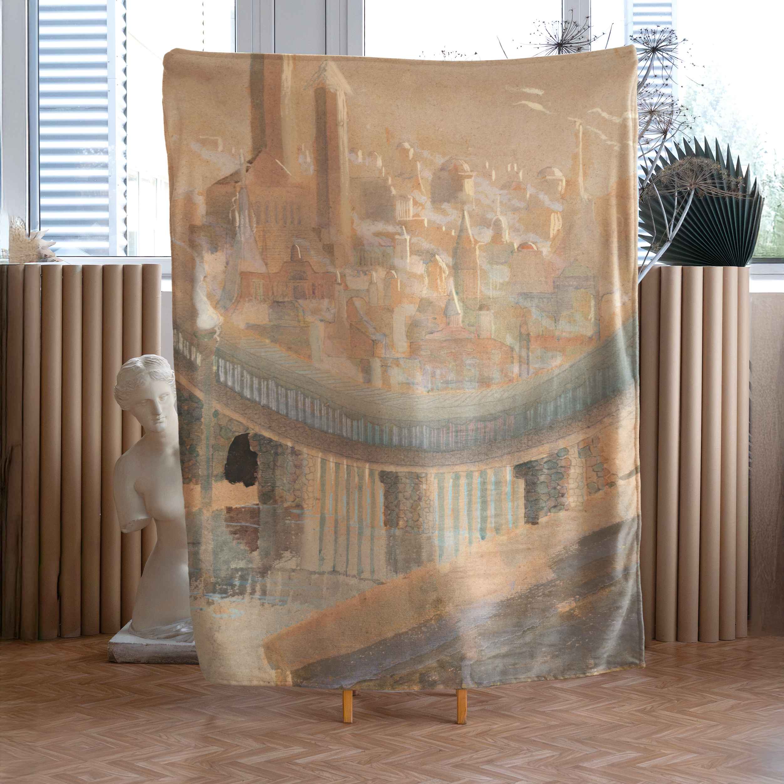 <tc>Blanket M. K. Čiurlionis "Castle fairytale"</tc>