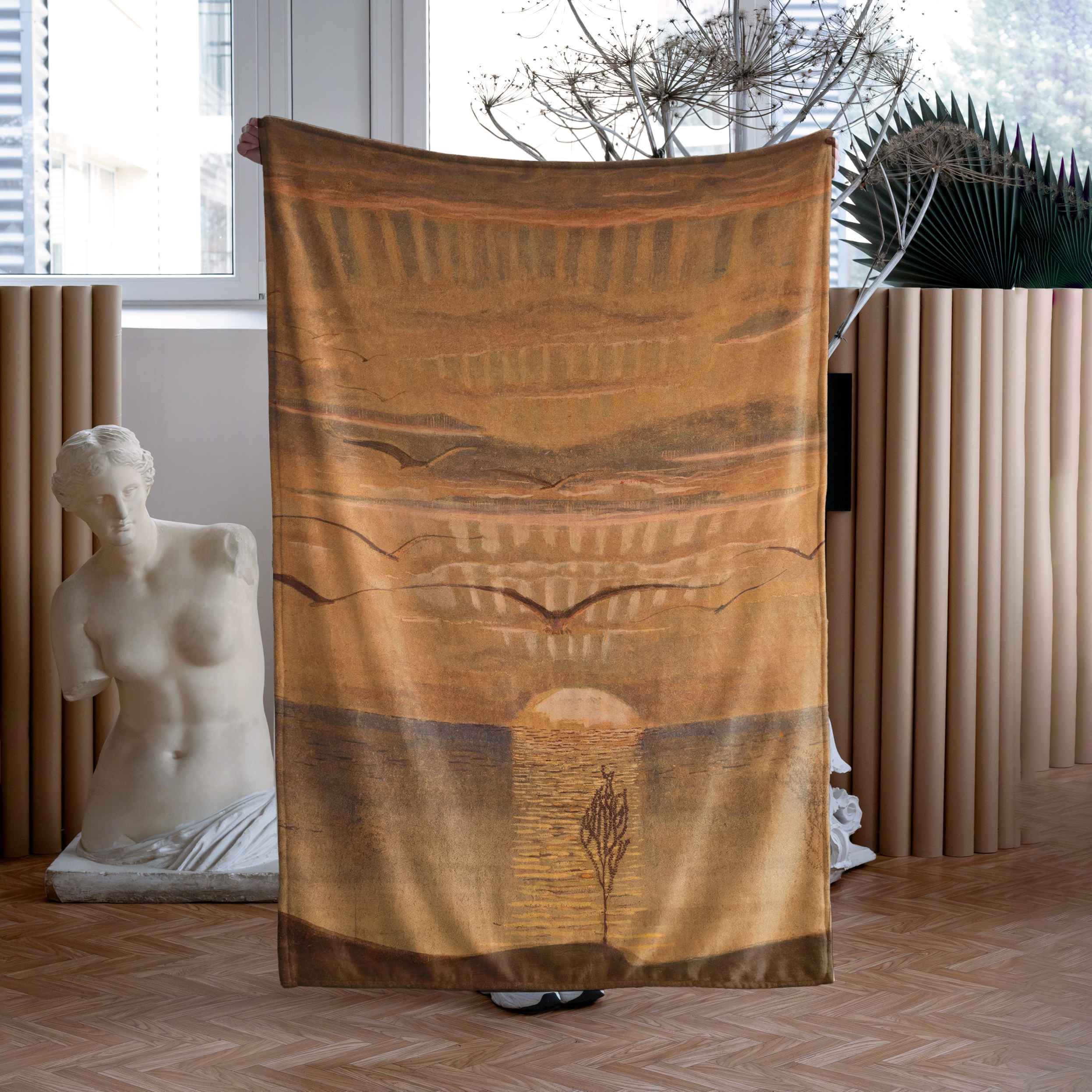 <tc>Blanket M. K. Čiurlionis "Castle fairytale"</tc>