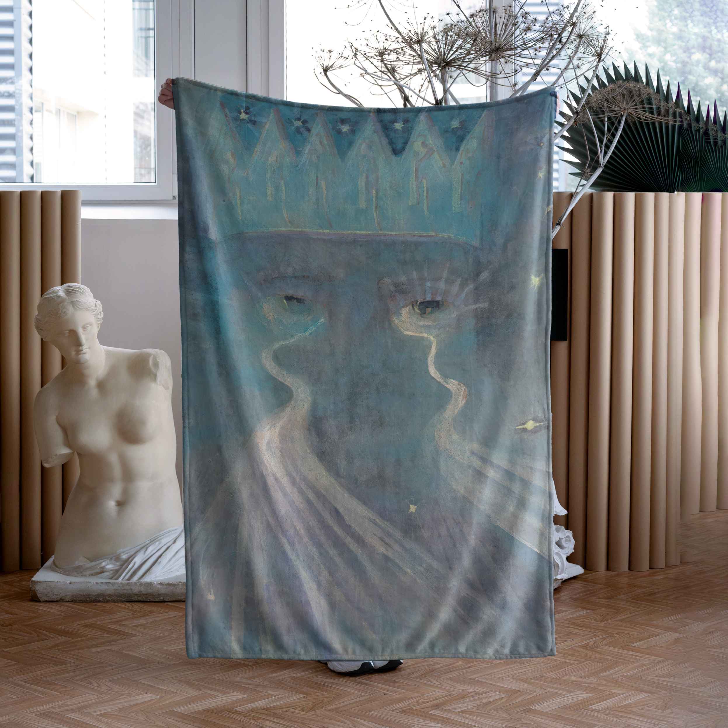 <tc>Blanket M. K. Čiurlionis "Castle fairytale"</tc>