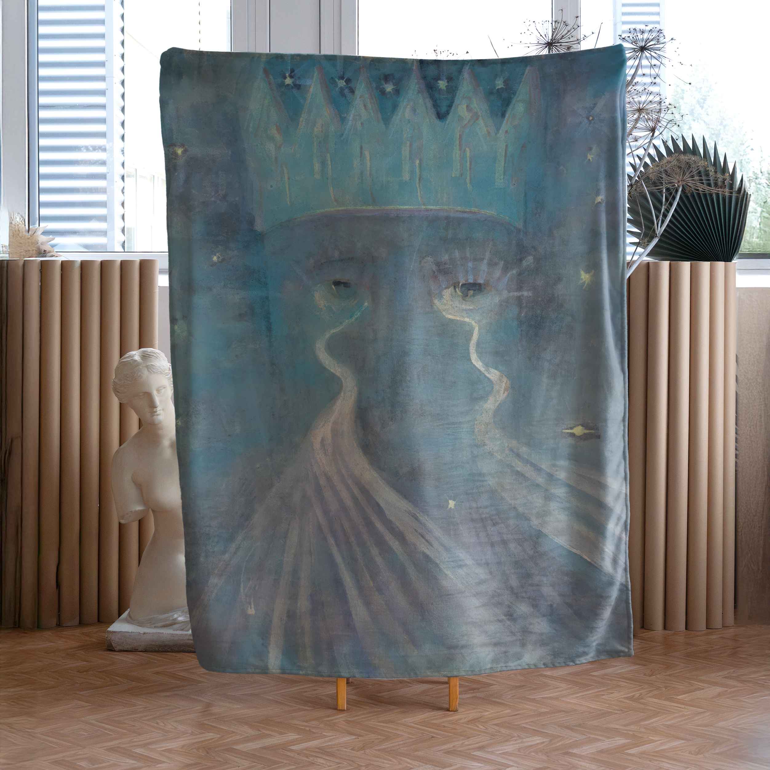 <tc>Blanket M. K. Čiurlionis "Castle fairytale"</tc>