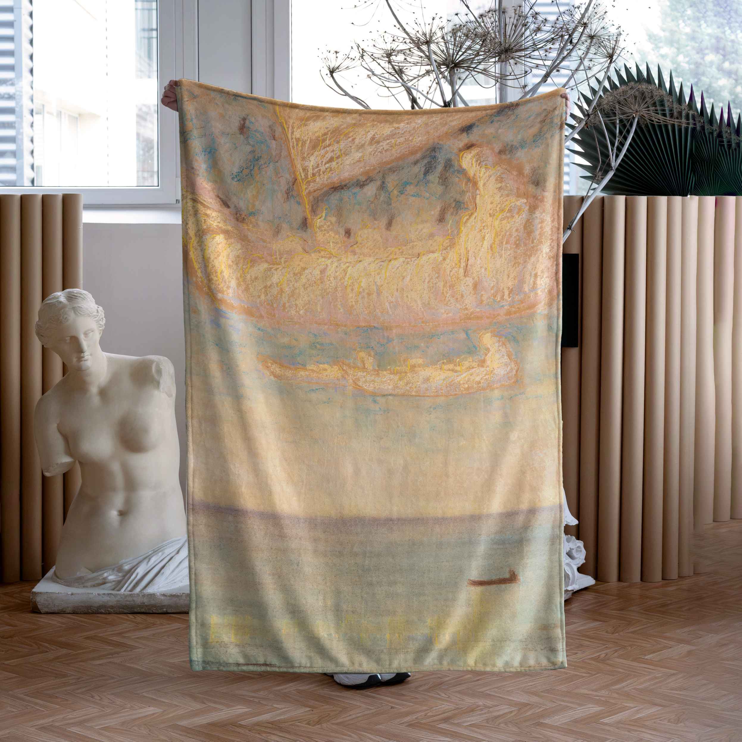 <tc>Blanket M. K. Čiurlionis "Castle fairytale"</tc>