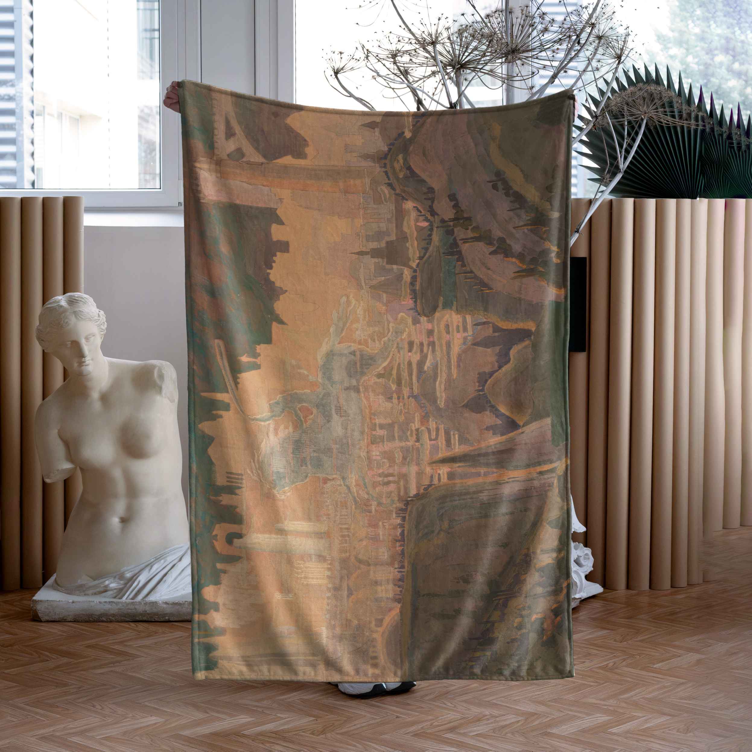 <tc>Blanket M. K. Čiurlionis "Castle fairytale"</tc>