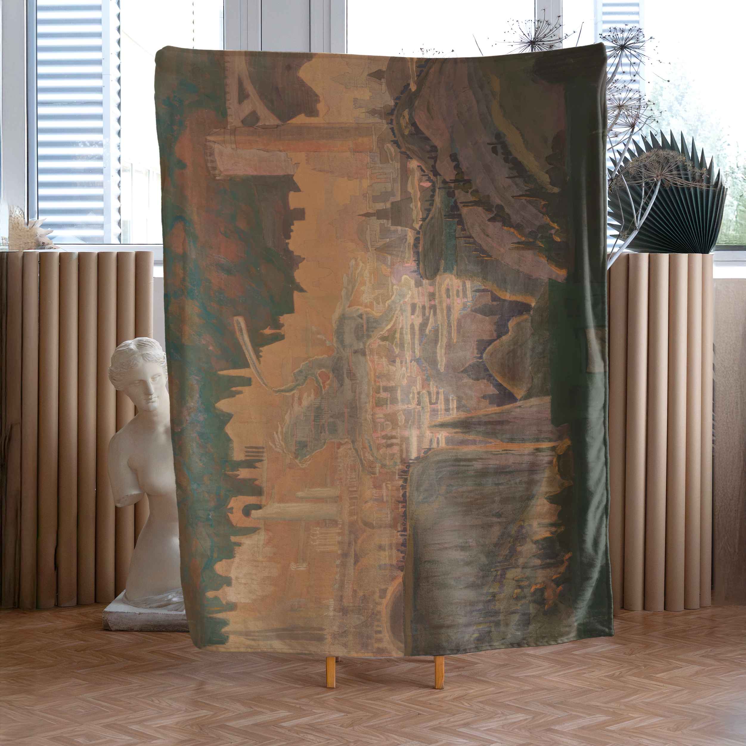 <tc>Blanket M. K. Čiurlionis "Castle fairytale"</tc>