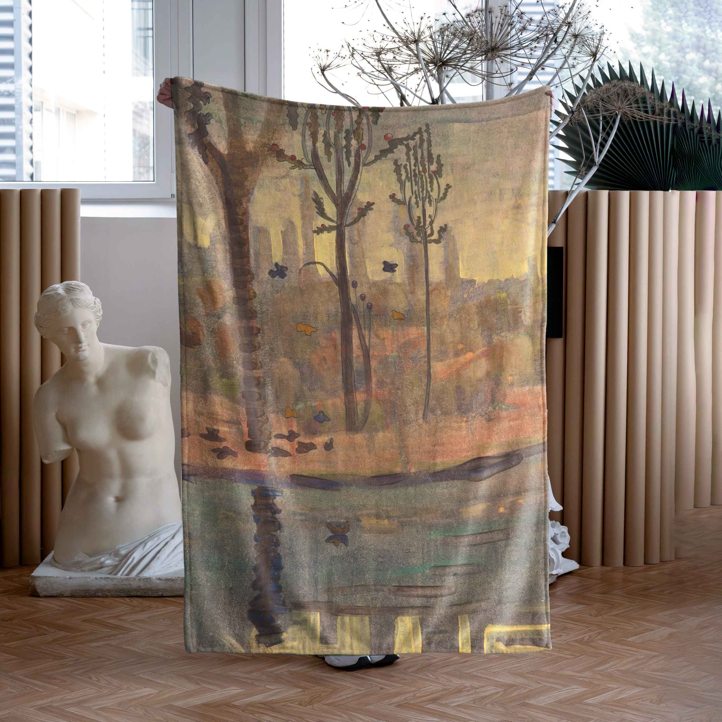 <tc>Blanket M. K. Čiurlionis "Castle fairytale"</tc>