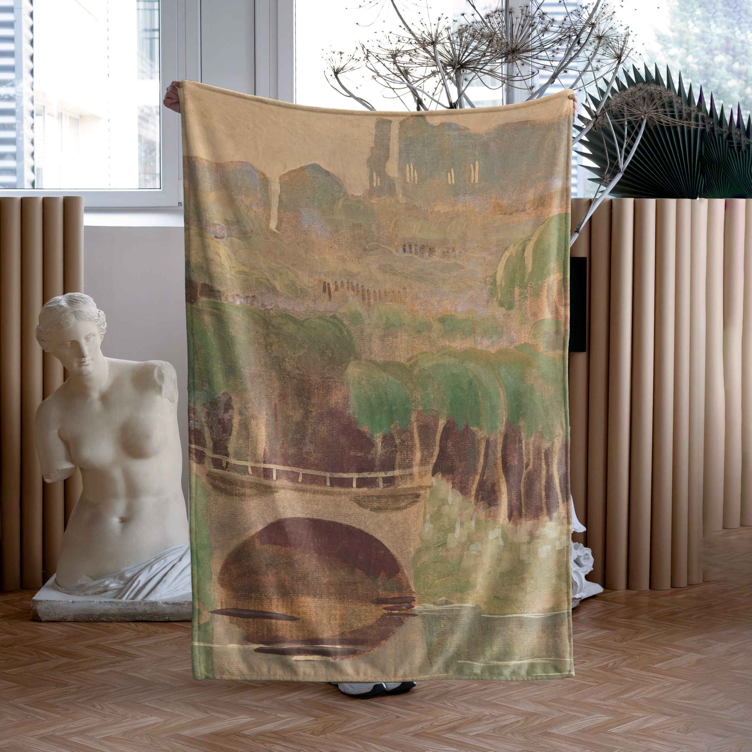 <tc>Blanket M. K. Čiurlionis "Castle fairytale"</tc>