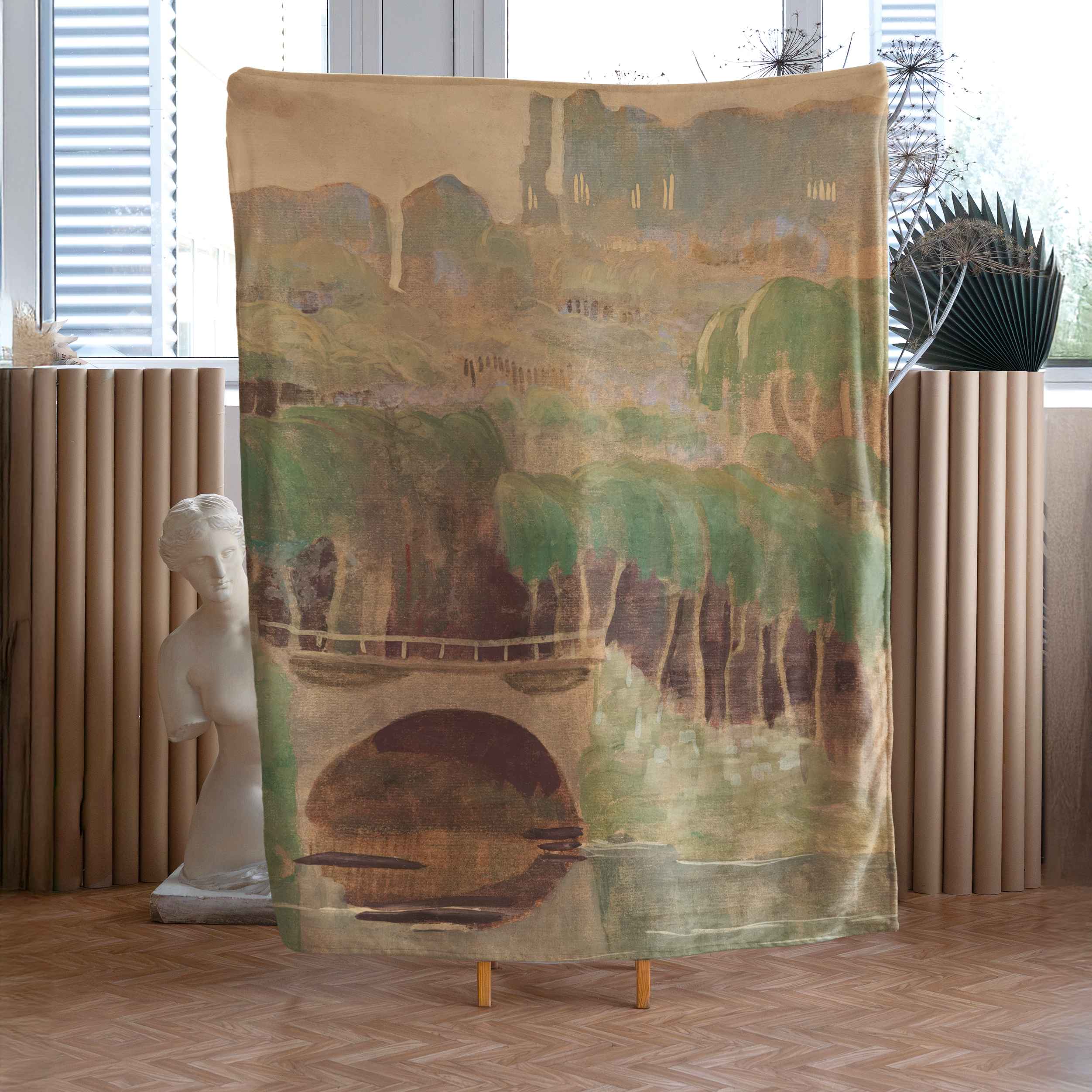 <tc>Blanket M. K. Čiurlionis "Castle fairytale"</tc>