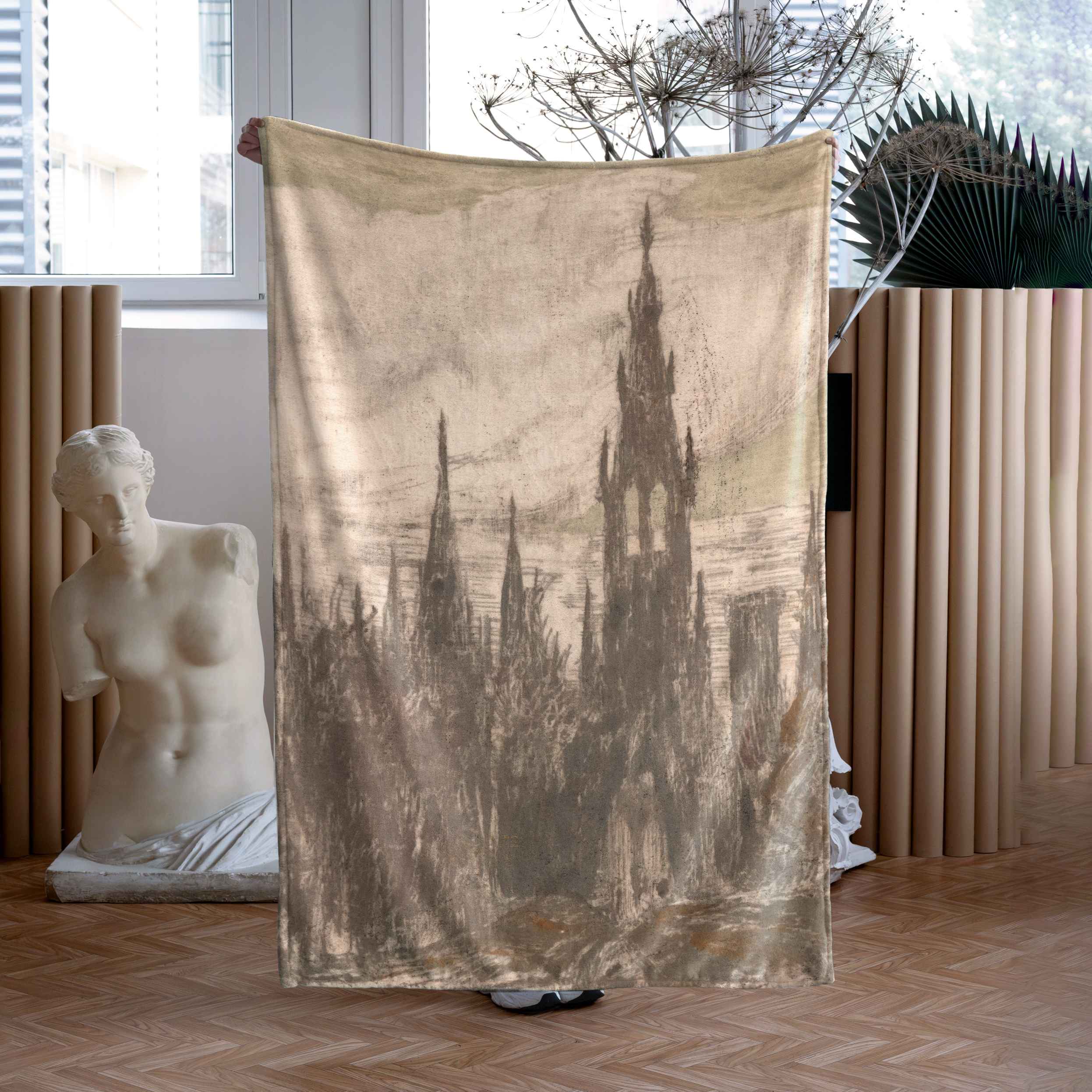 <tc>Blanket M. K. Čiurlionis "Castle fairytale"</tc>