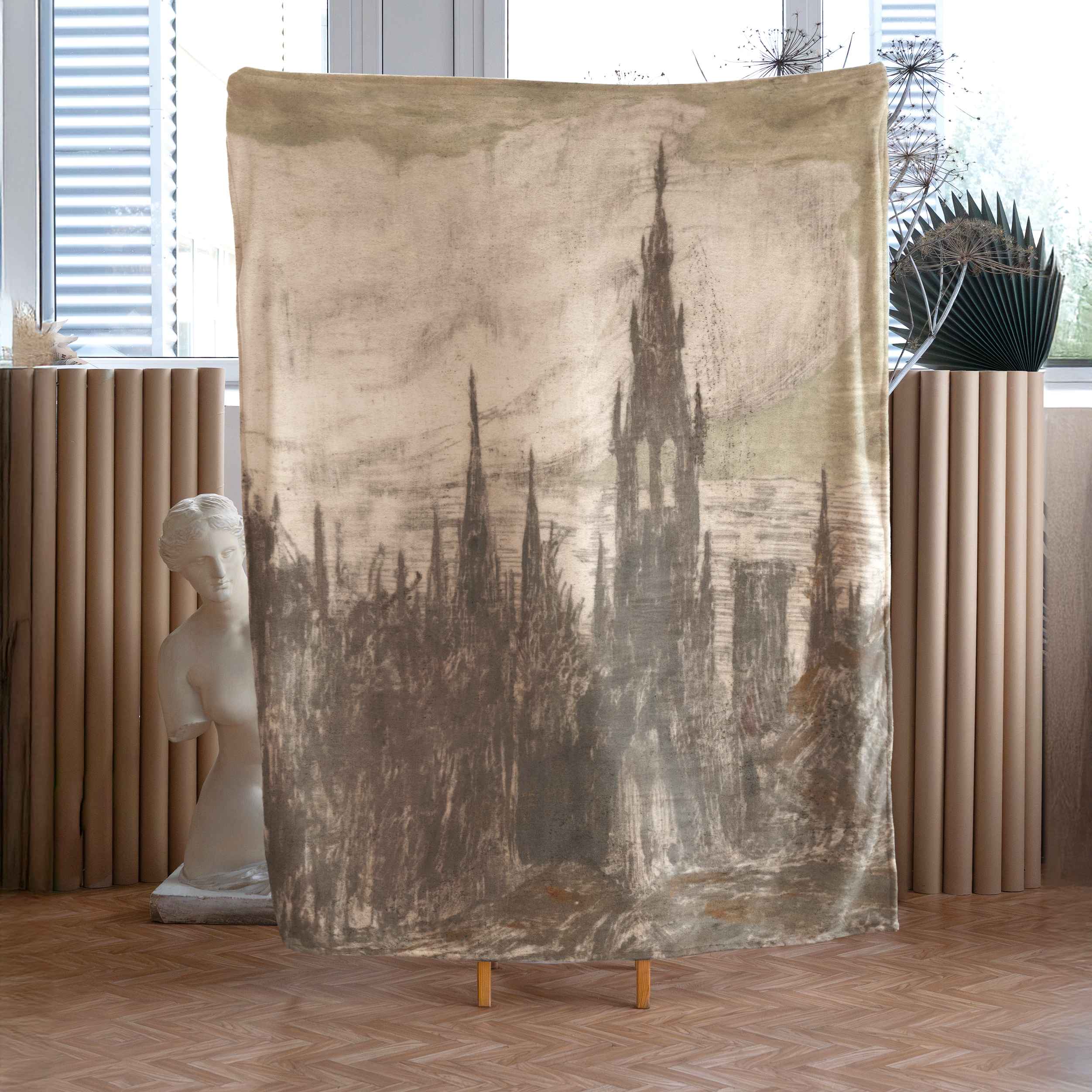 <tc>Blanket M. K. Čiurlionis "Castle fairytale"</tc>